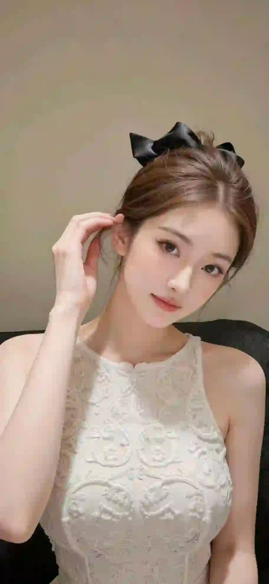 美女 白色裙子 清纯美女