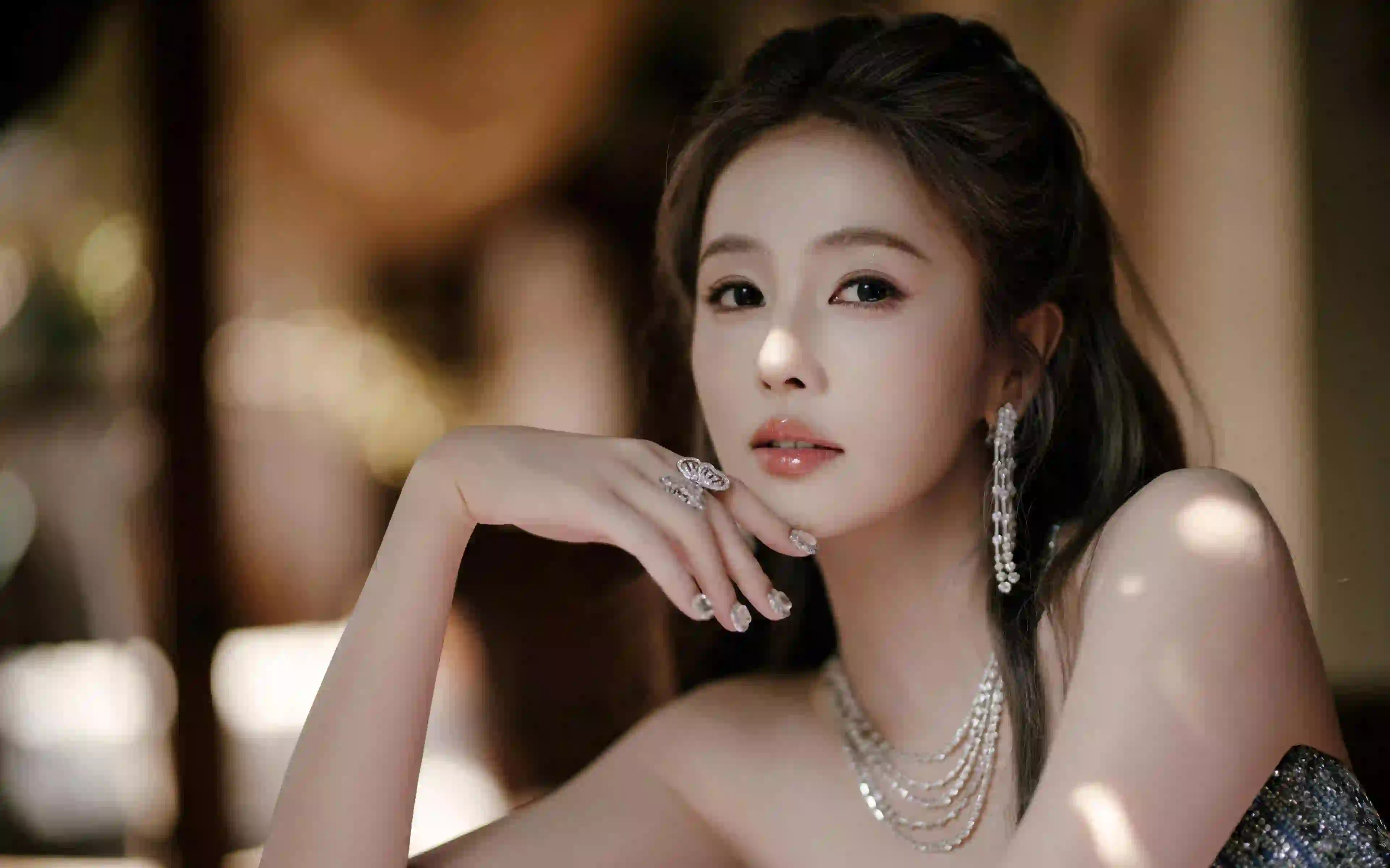 白鹿 养眼美女 光影 个性美女