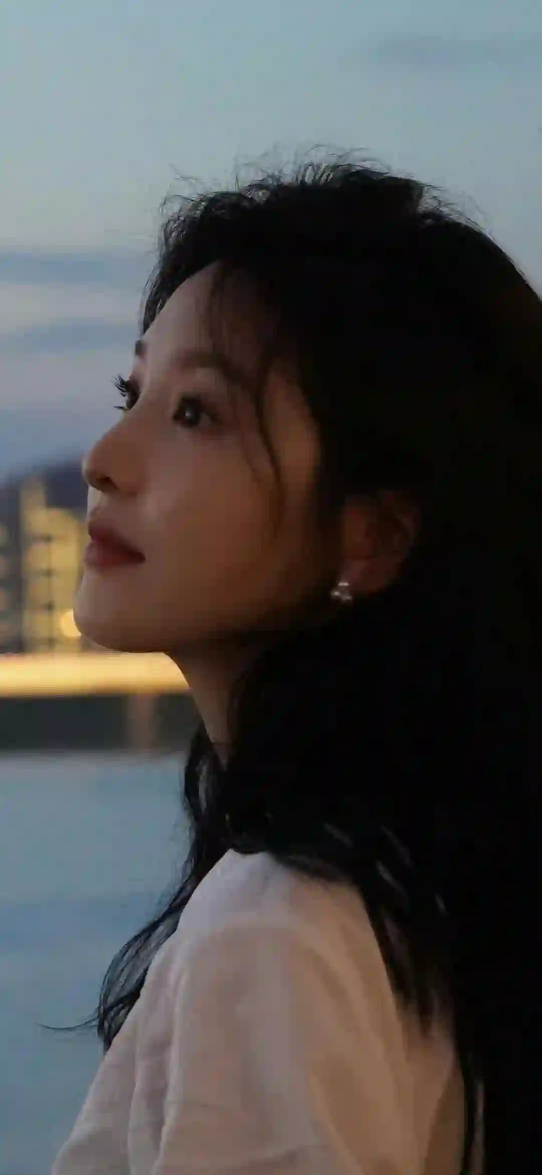 长发美女 章若楠 户外 