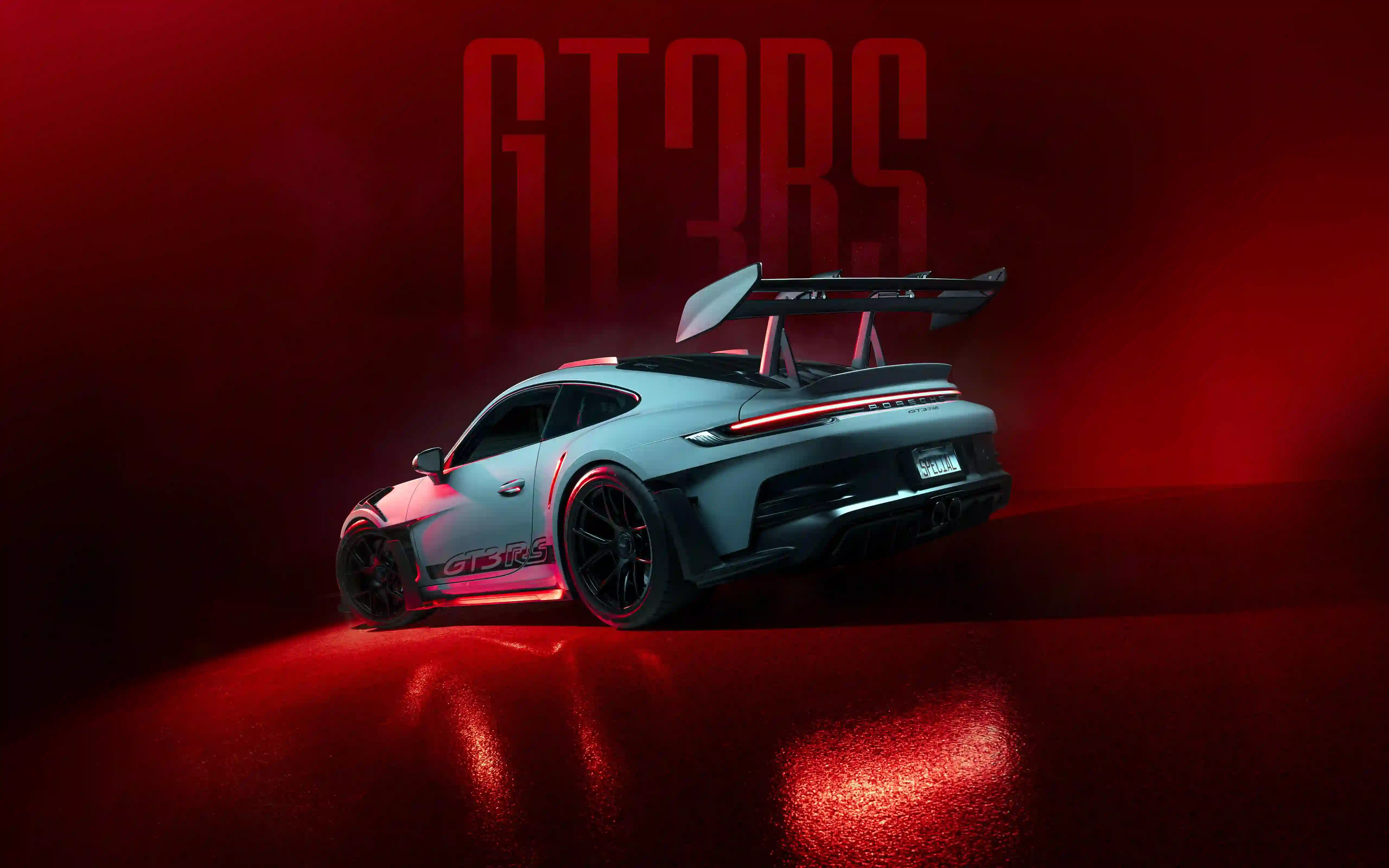 保时捷_GT3_RS 超级跑车 概念车 大尾翼