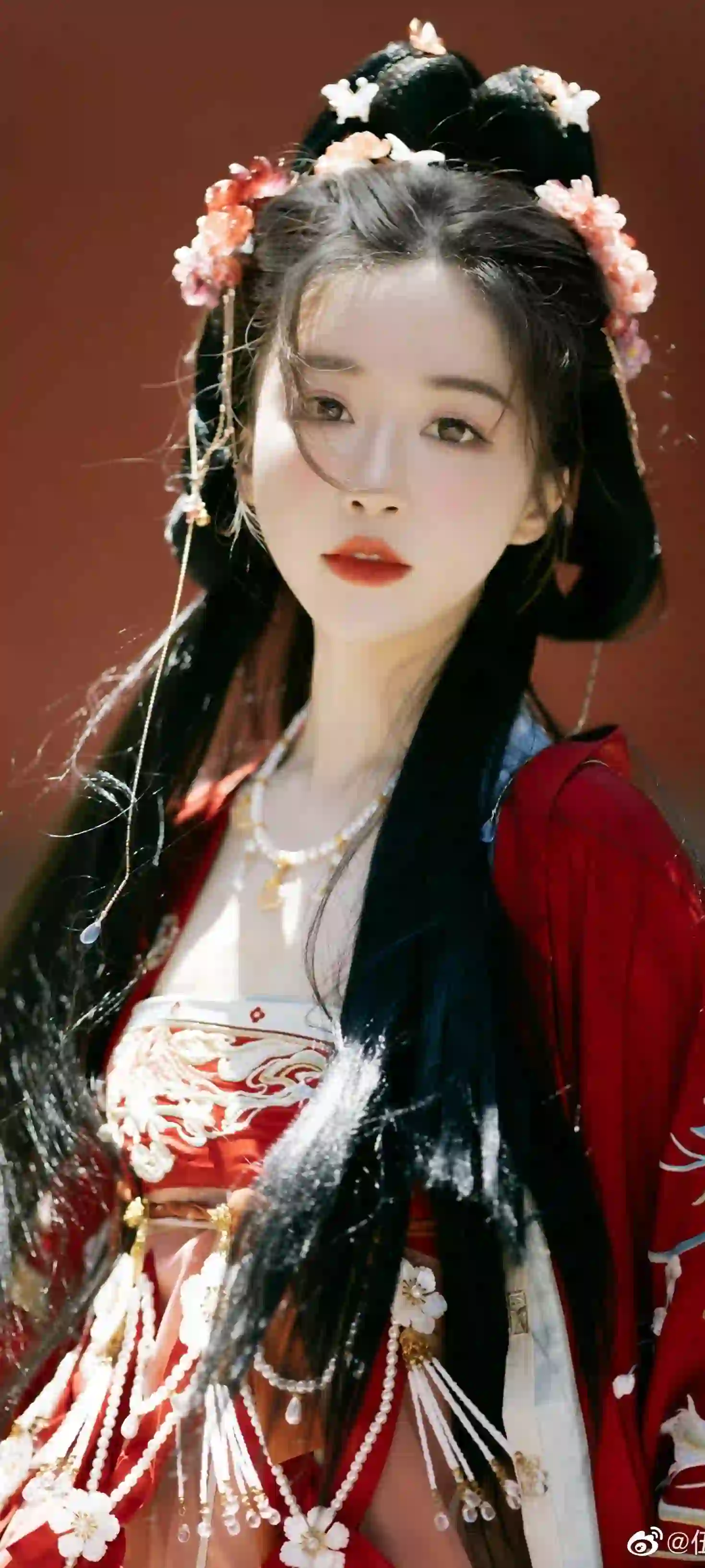 长发古风美女 抹胸 汉服 古风汉服