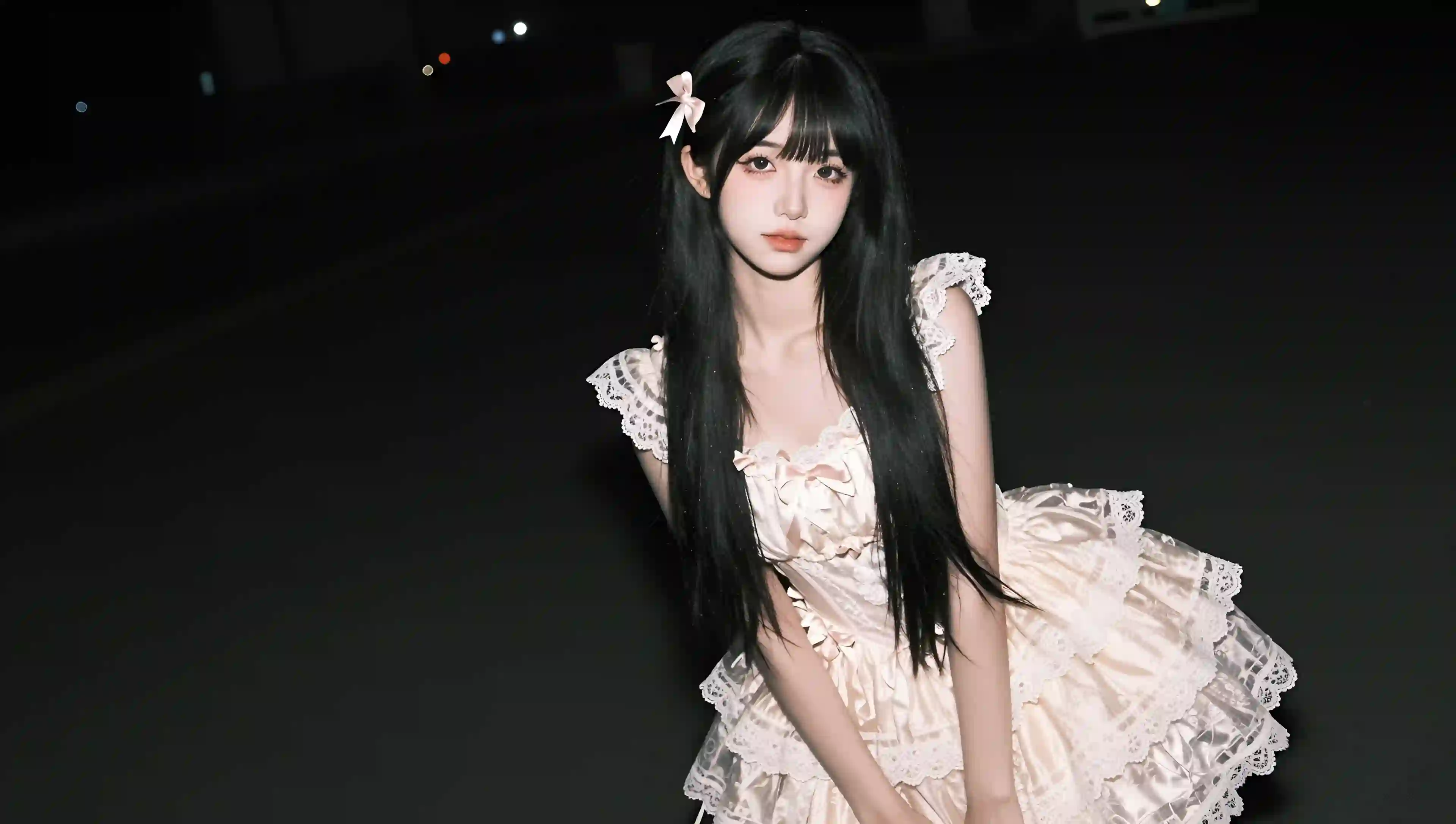 暗黑 洛丽塔 少女 肖像 壁纸 唯美
