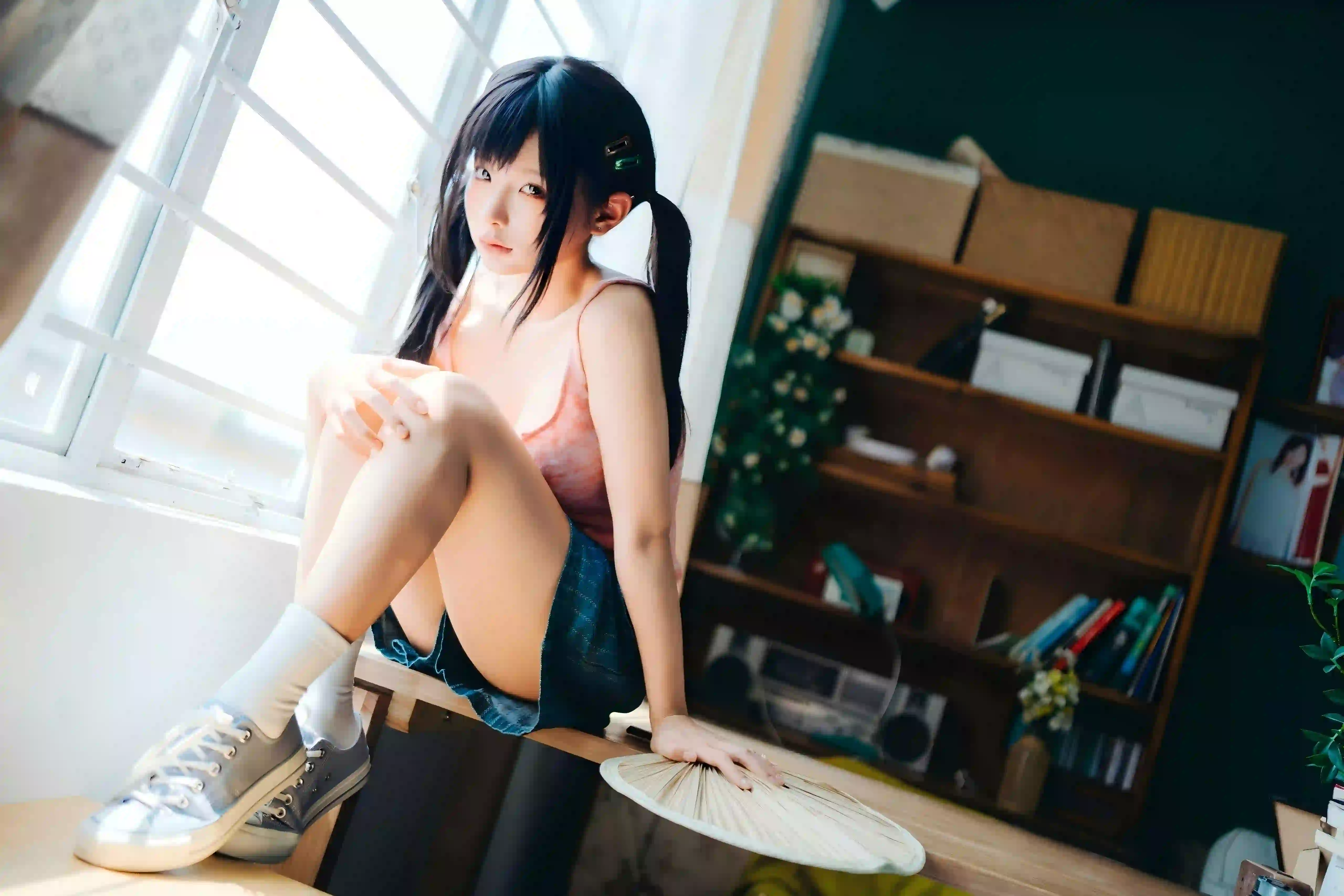 长腿美女 丝袜 长腿丝袜 居家写真