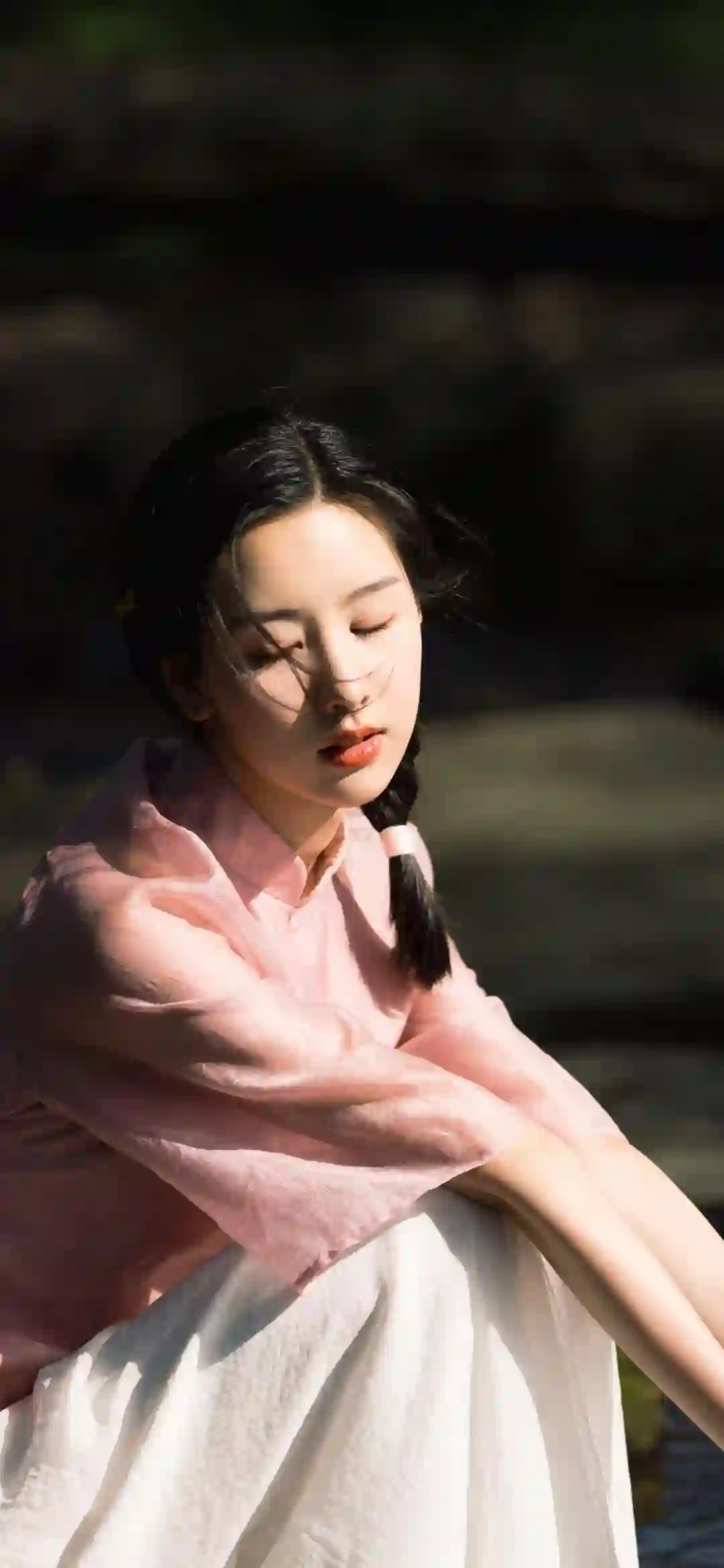 古风美女 户外 陈都灵