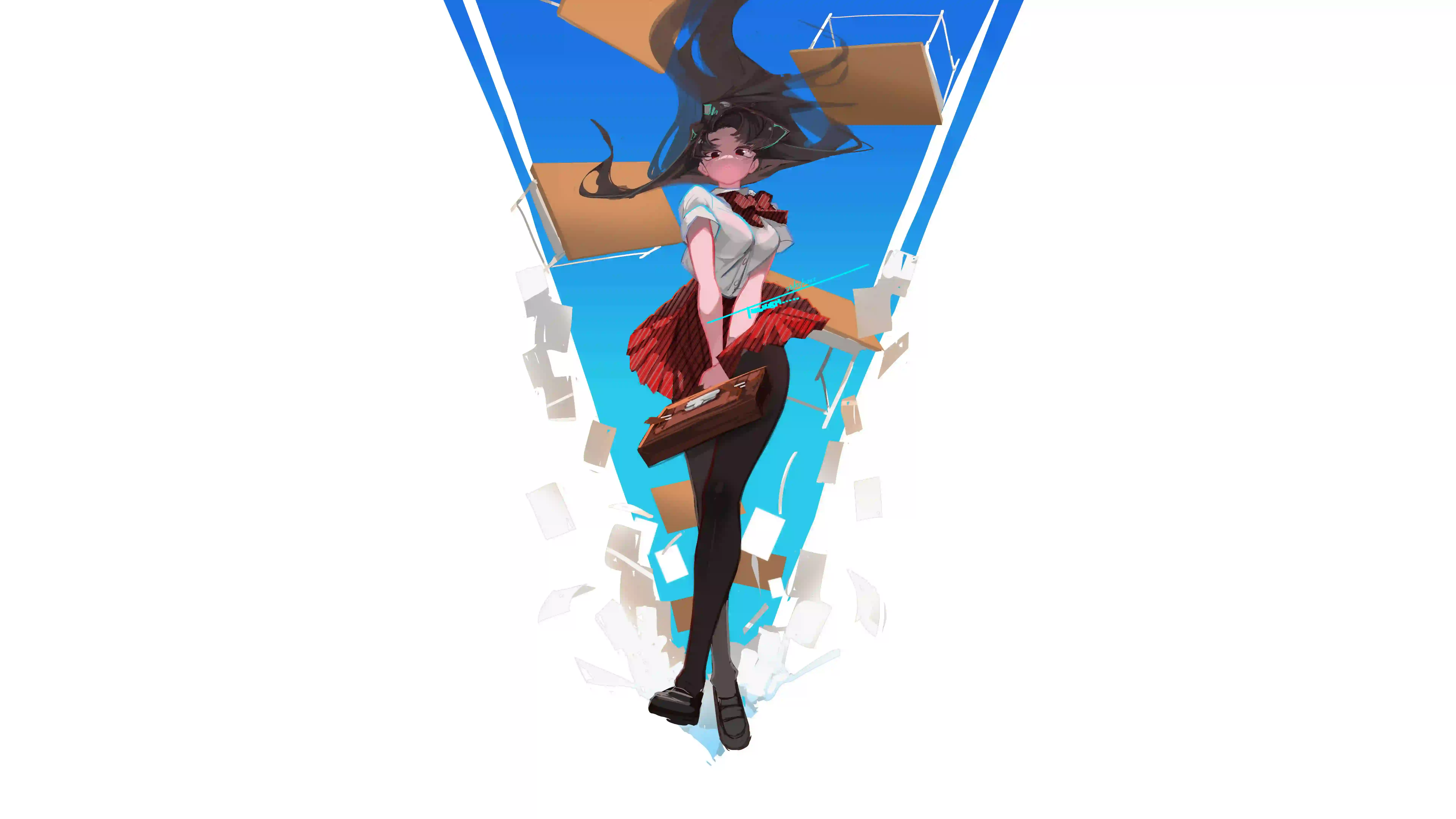 动漫 二次元女孩 打破