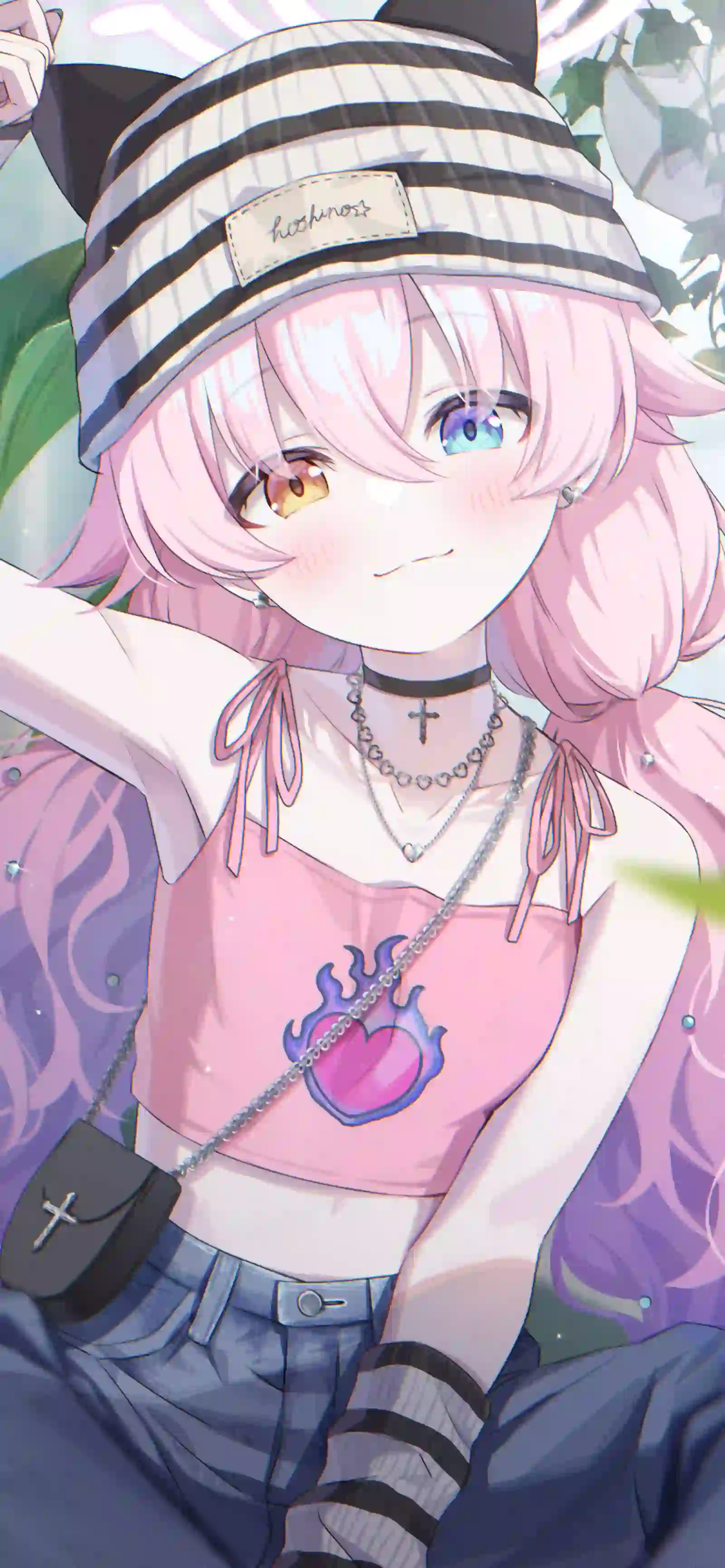 可爱动漫女孩 二次元女孩  帽子