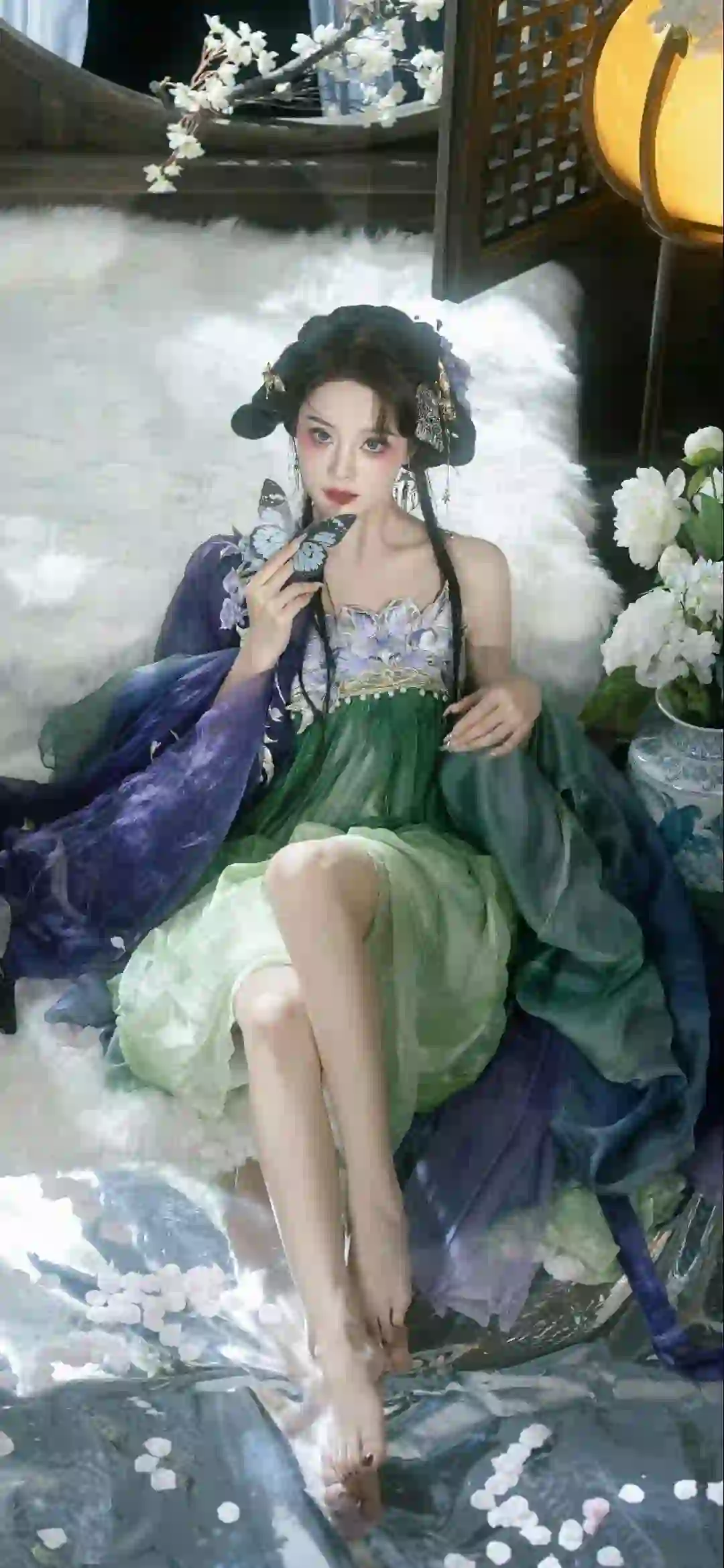 汉服古风美女 长腿美女 写真 美腿 古风美女