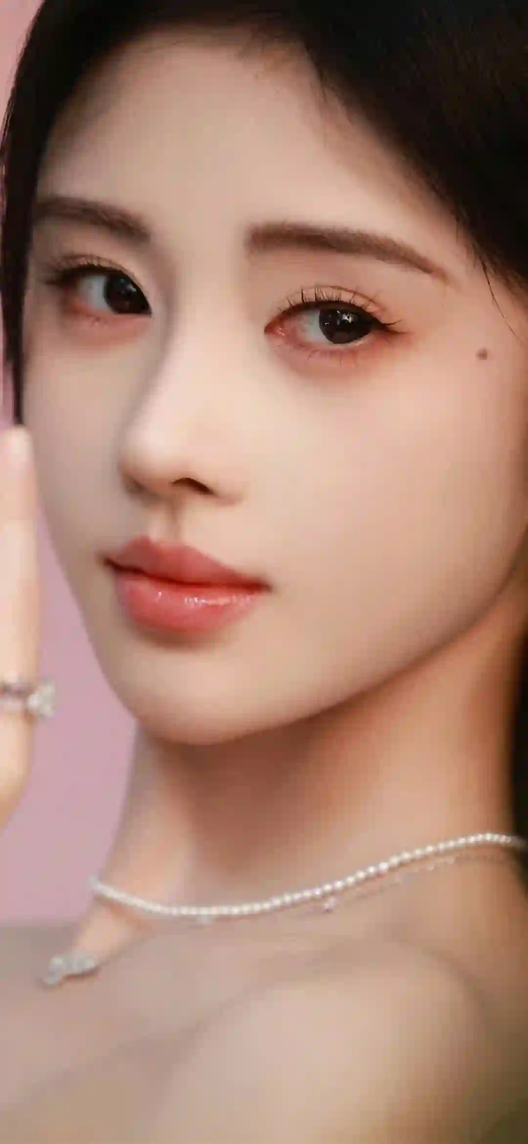 鞠婧祎 性感美女 清纯 珍珠项链 