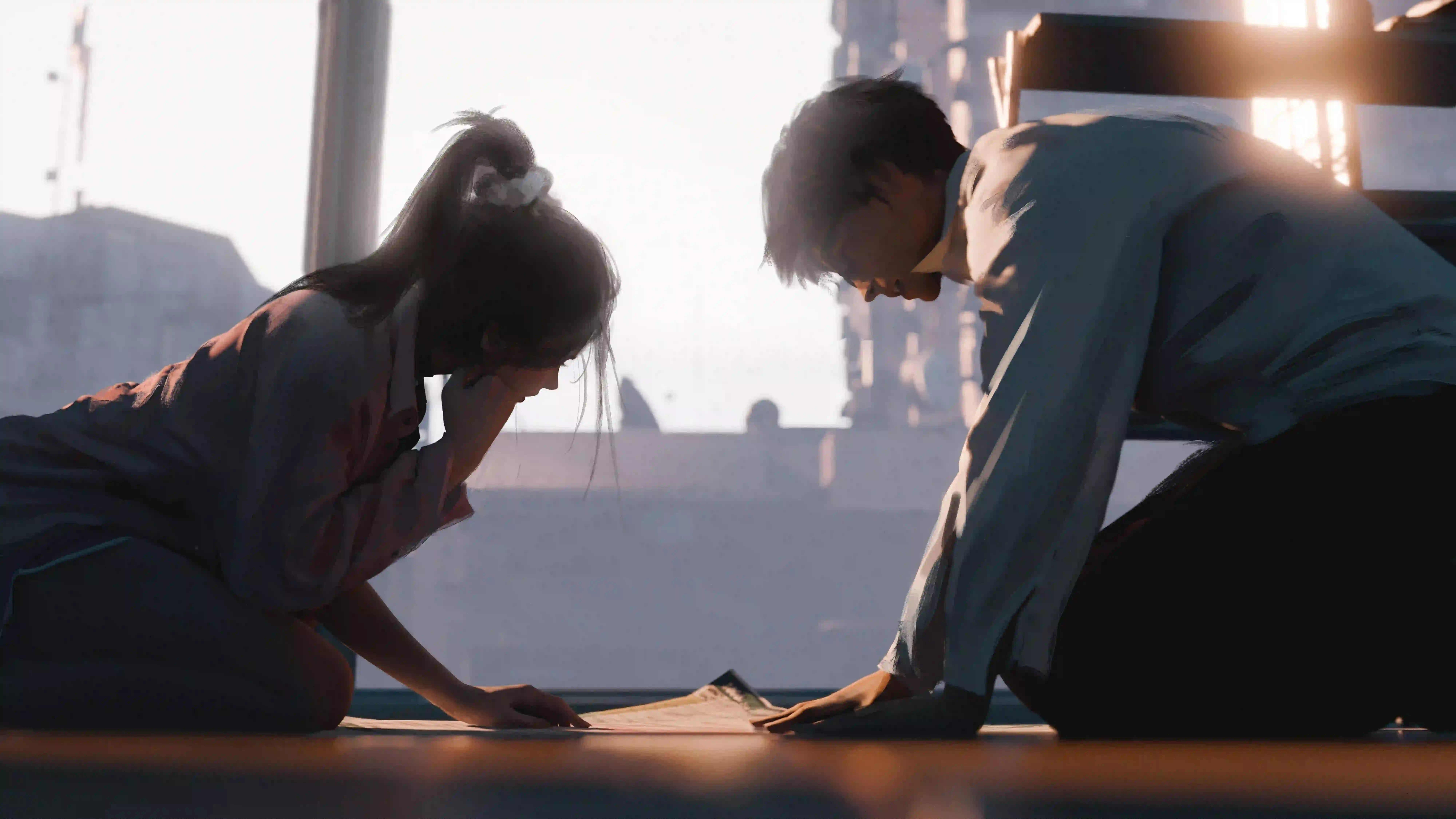 情侣 光影 研究 思考 wlop