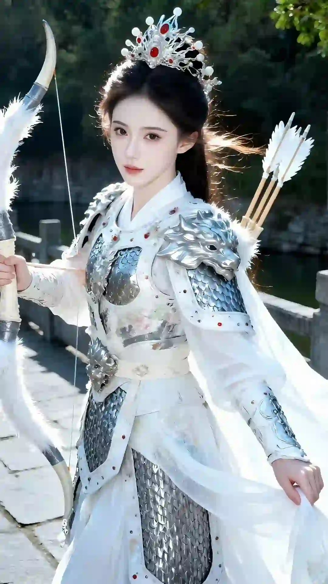 美女 长发美女 汉服