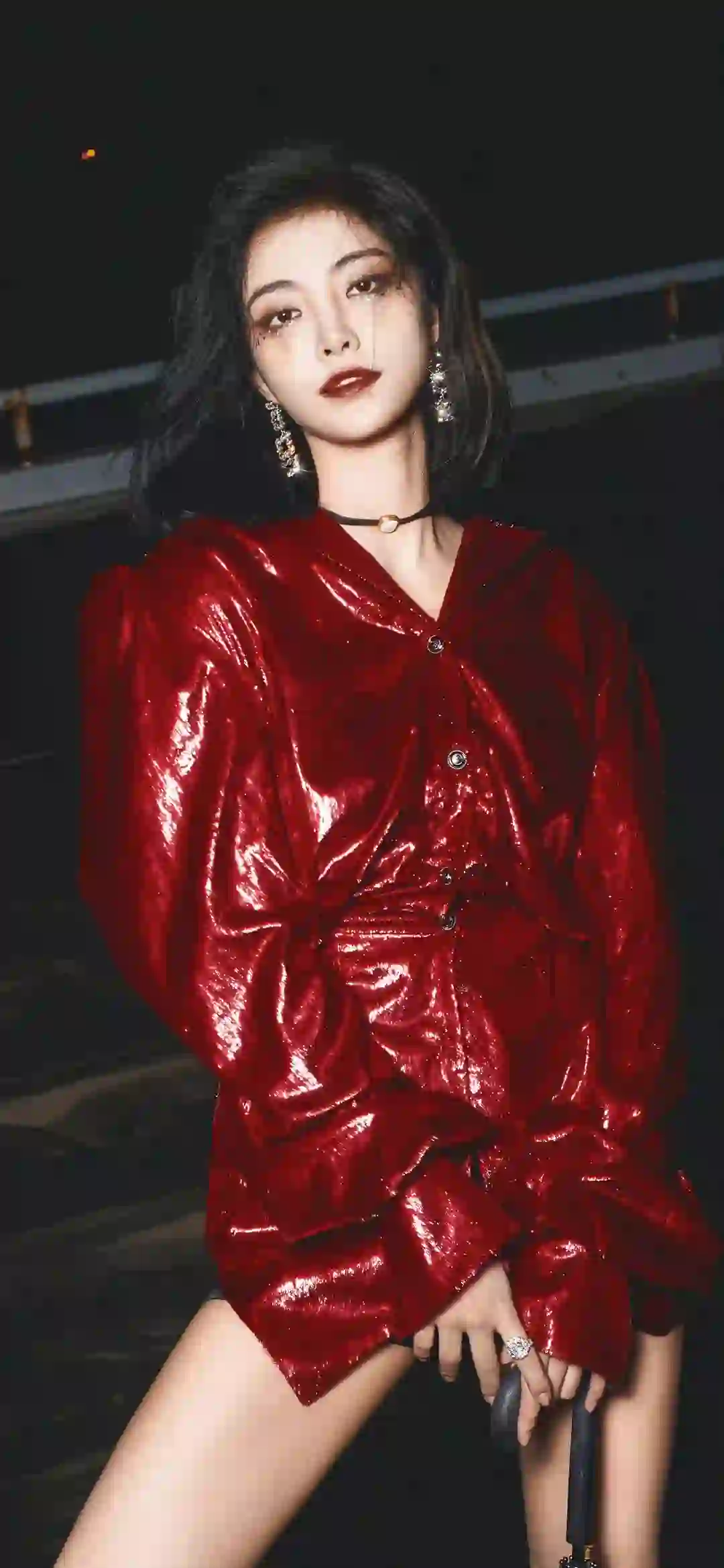 个性穿搭 红色衣服 个性装扮