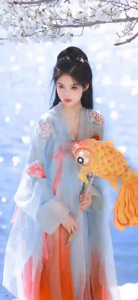 长发美女 清纯 甜美 可爱 艾米 古风美女 汉服
