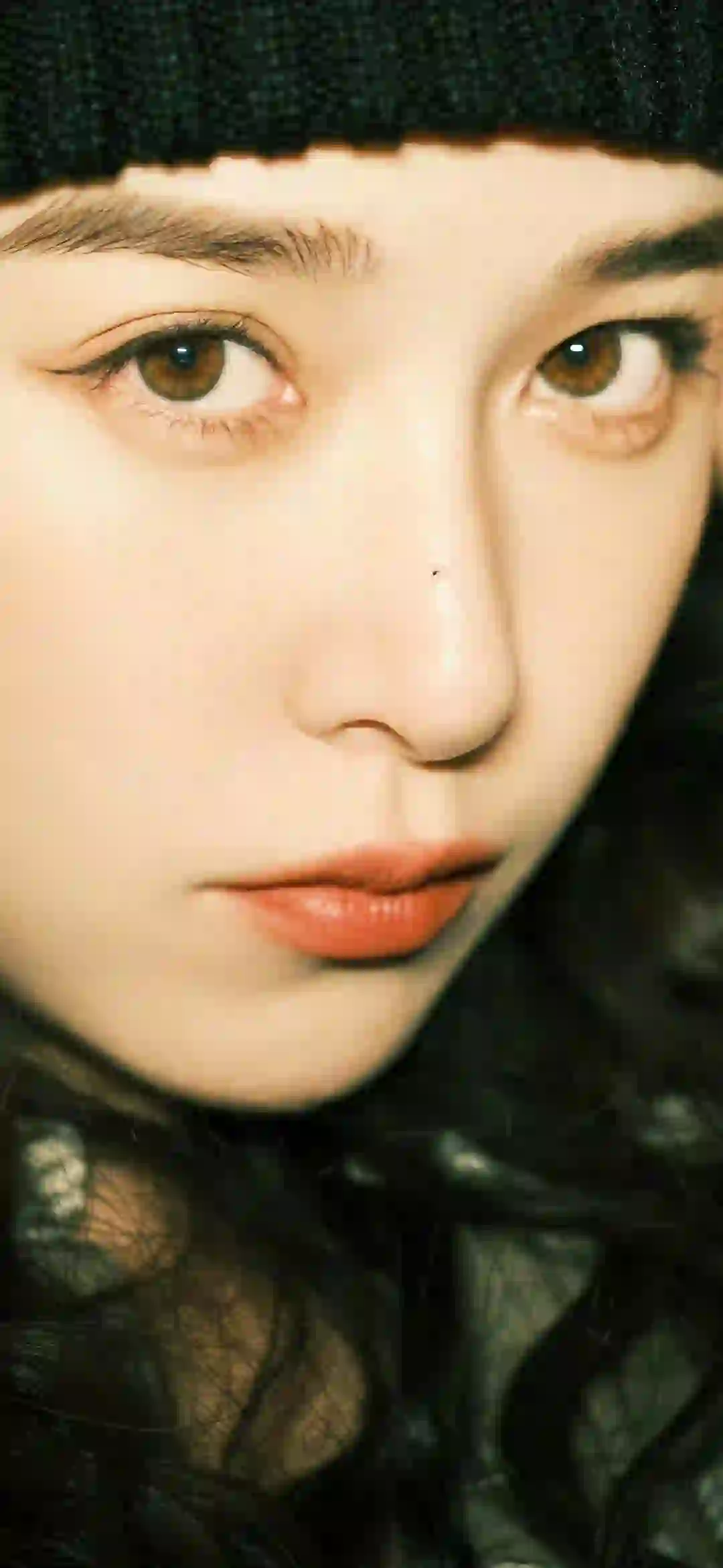 明星美女 阚清子 毛线帽子