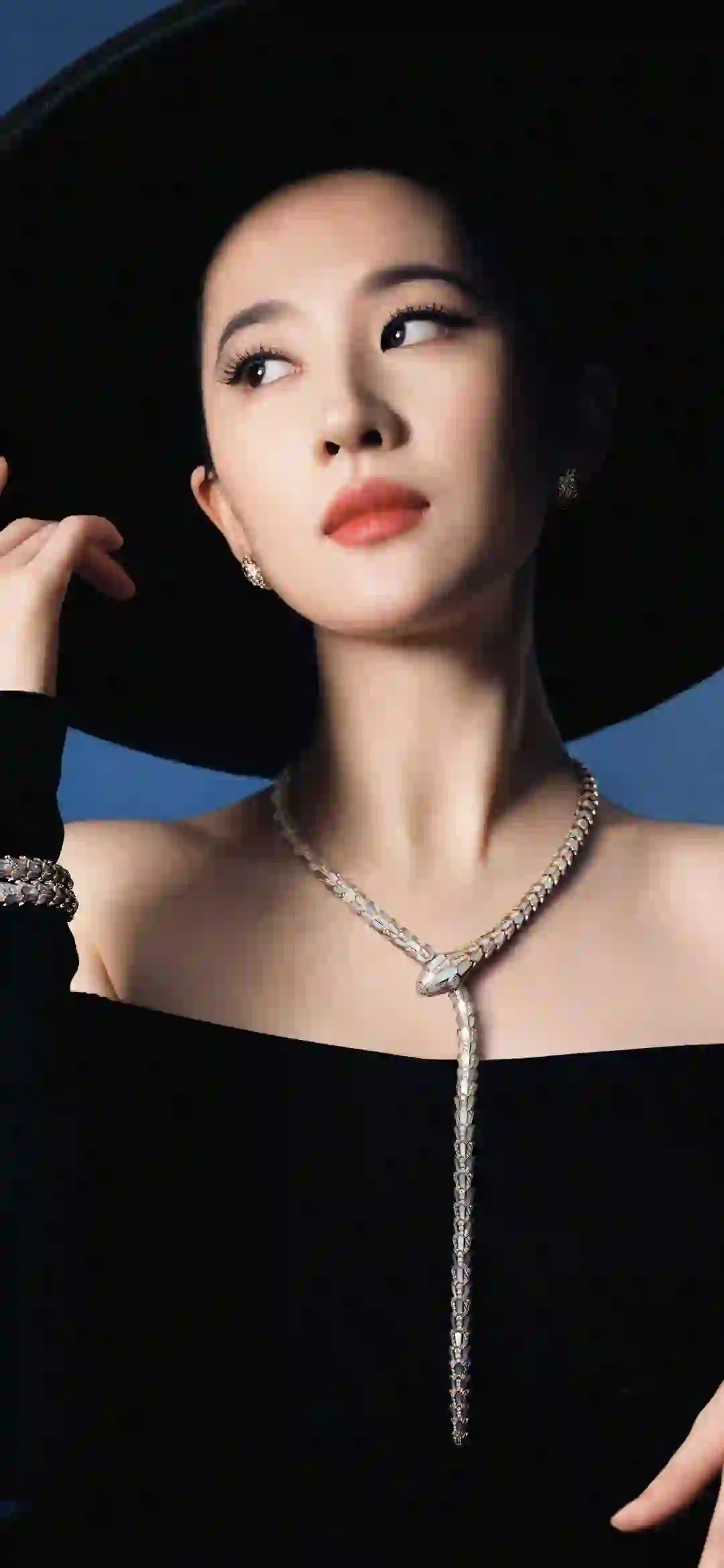 刘亦菲 黑色帽子 性感美女