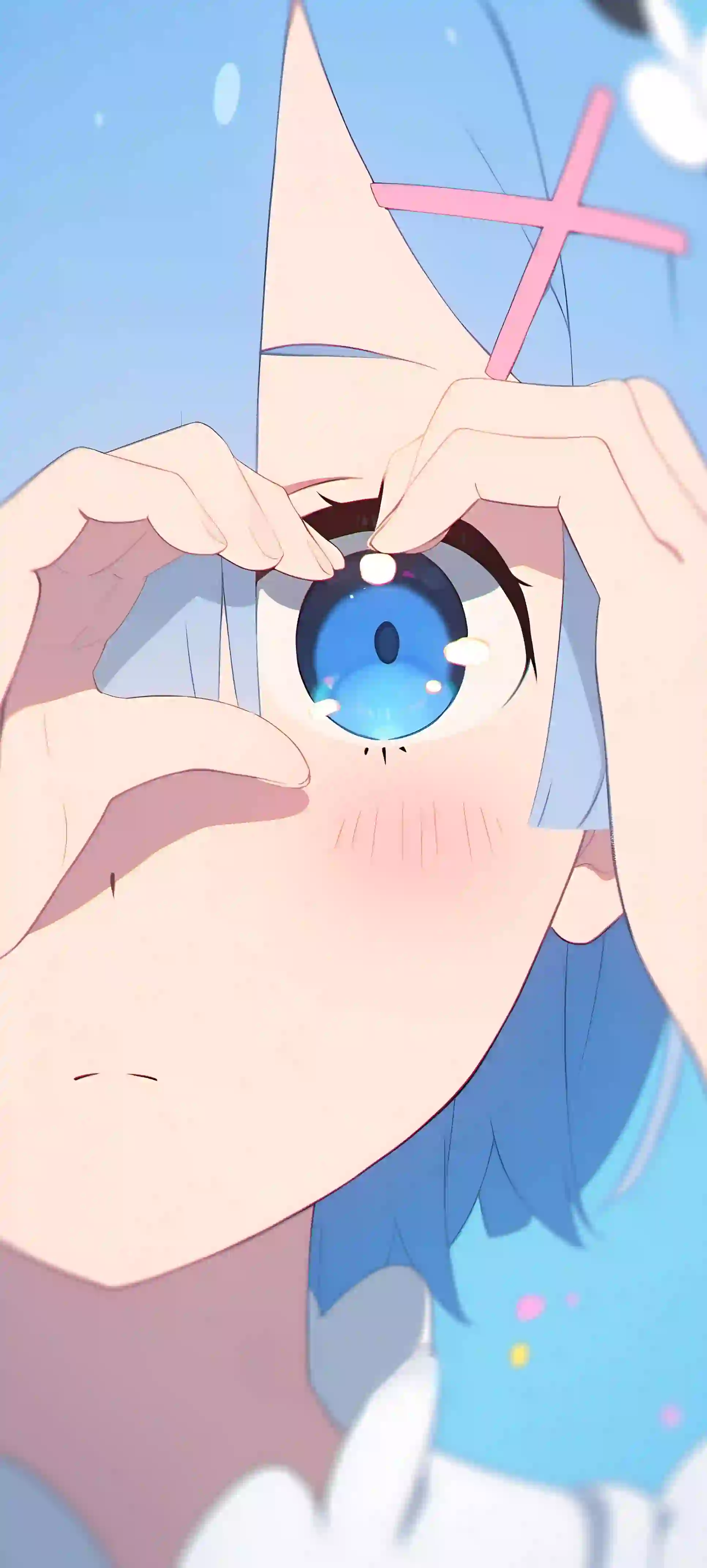 动漫角色 可爱女孩 蓝色眼睛 