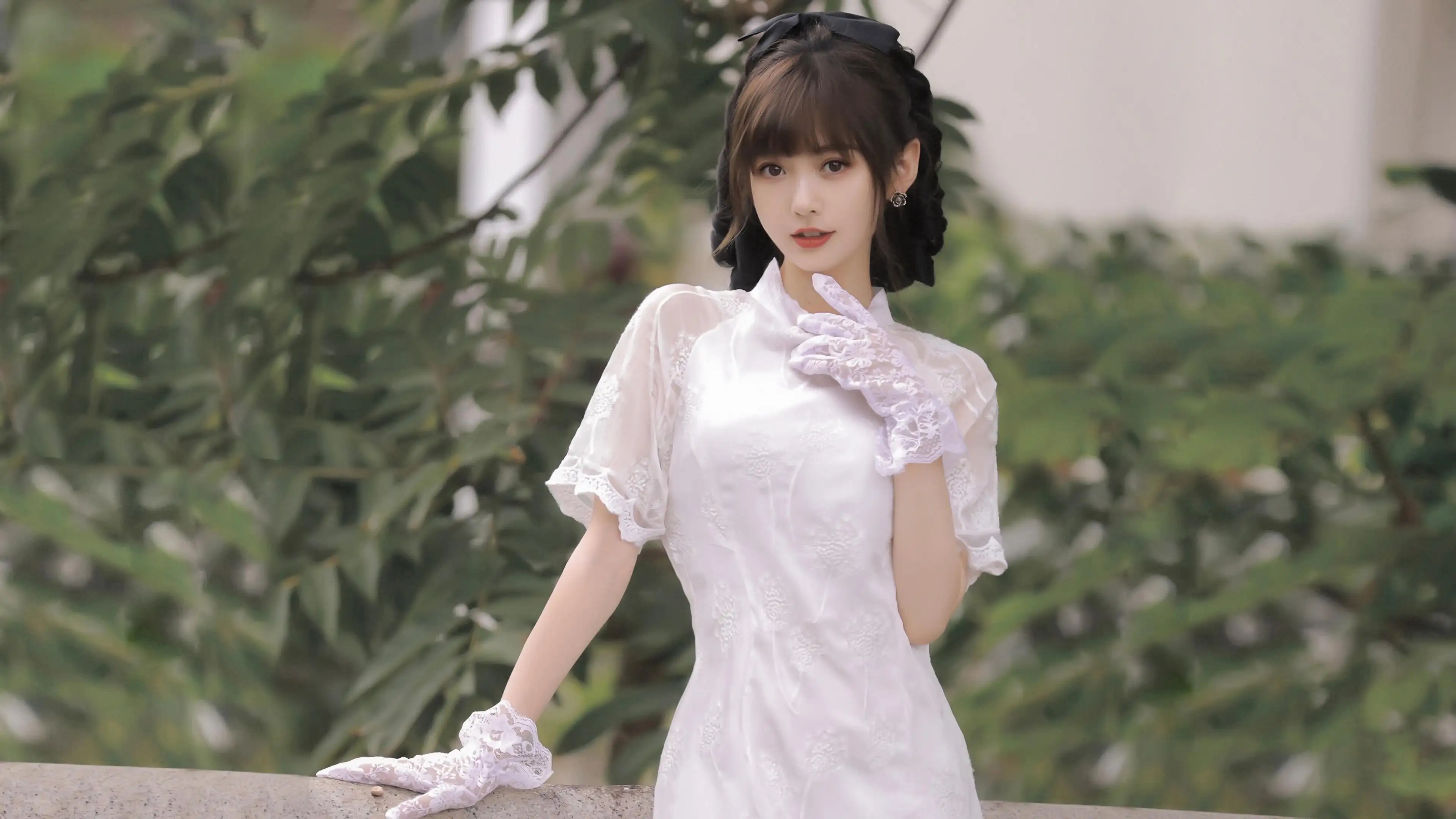 短发古风美女