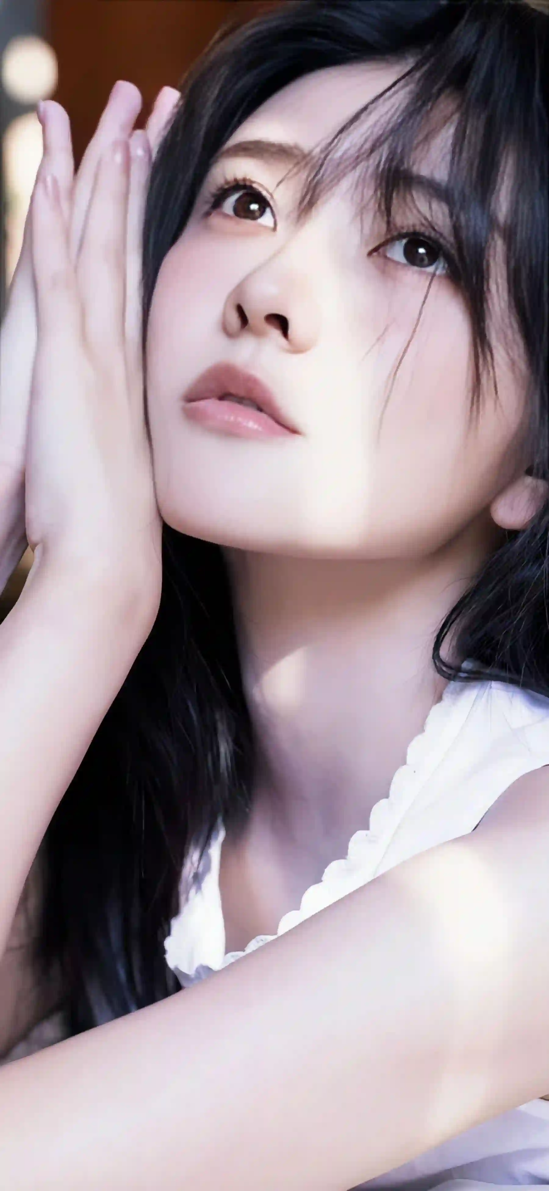 纯欲 清纯 白色衣服 唯美 