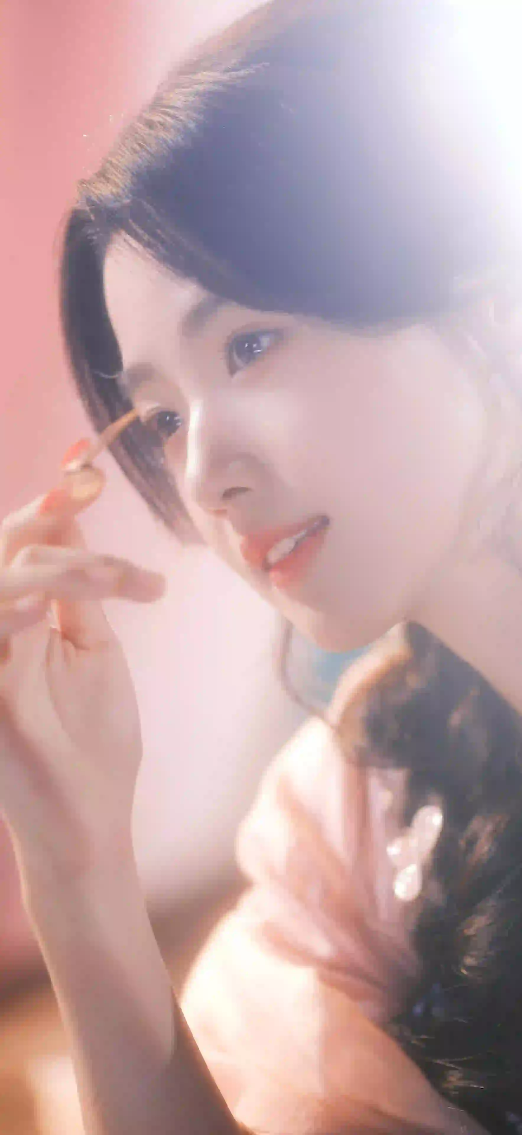 卢昱晓 唯美侧脸 清纯
