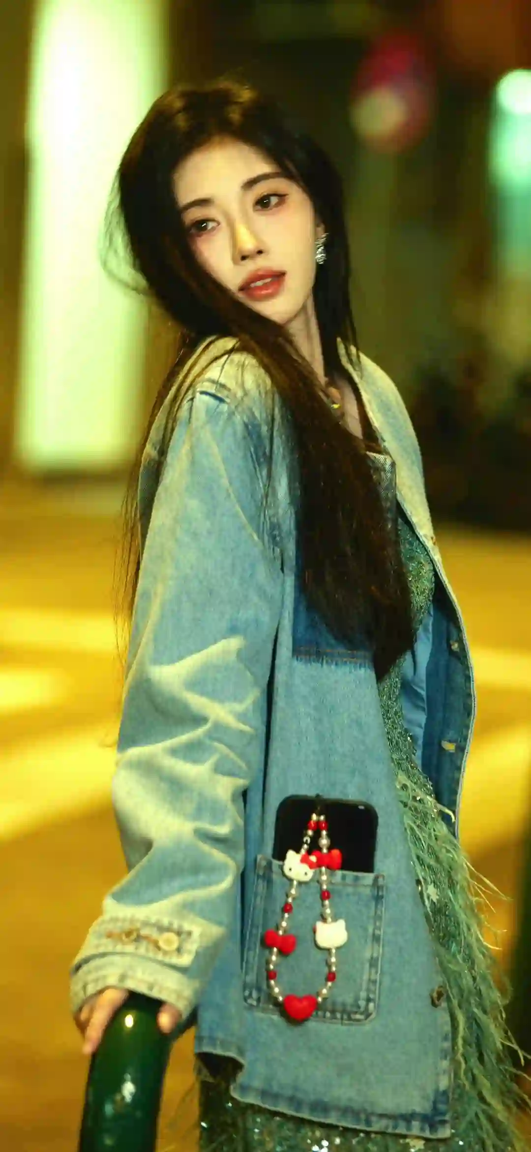 美女明星 鞠婧祎 长发可爱女孩  时尚