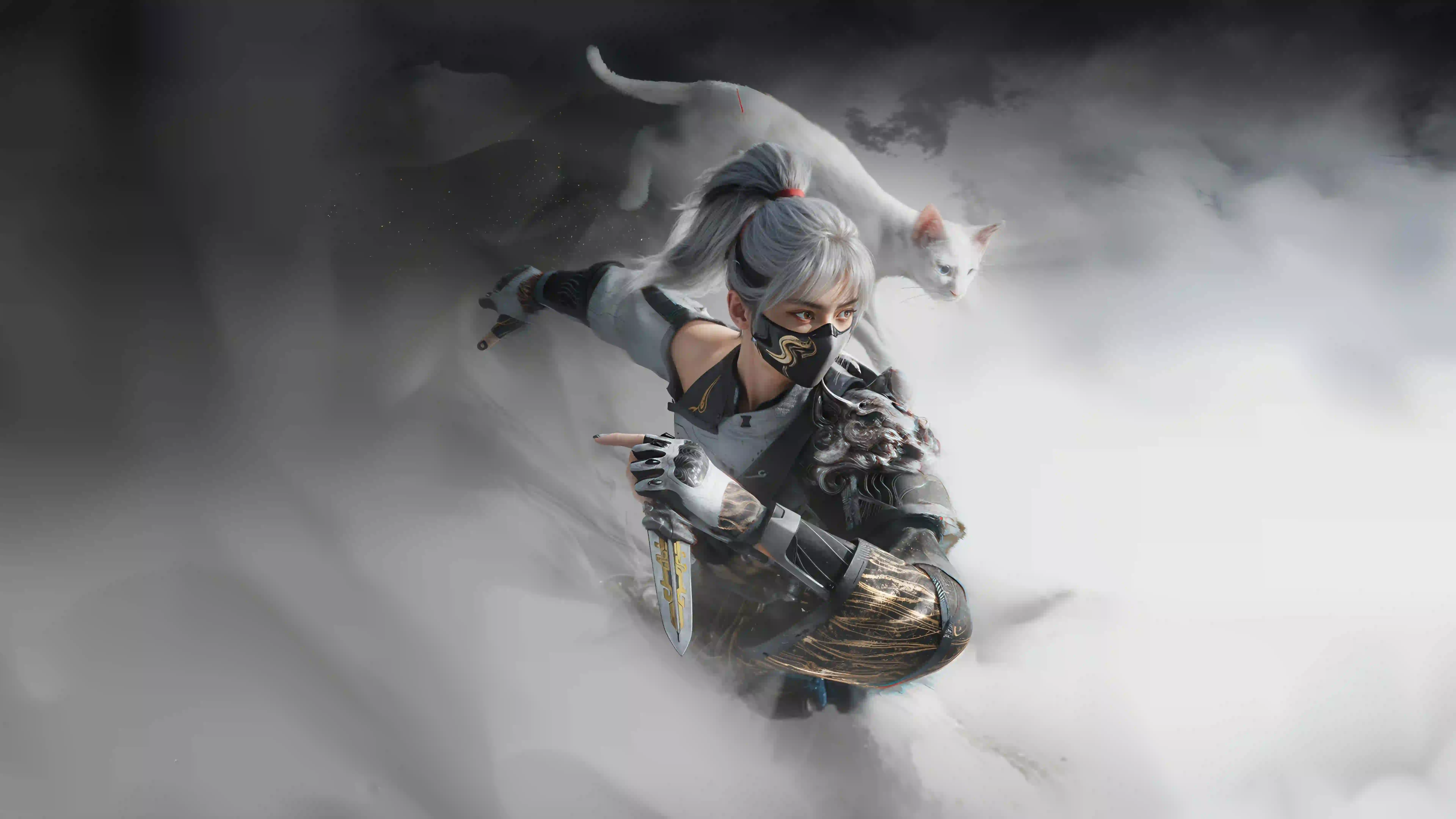 动漫女孩 二次元 刺客 三角洲行动 白猫