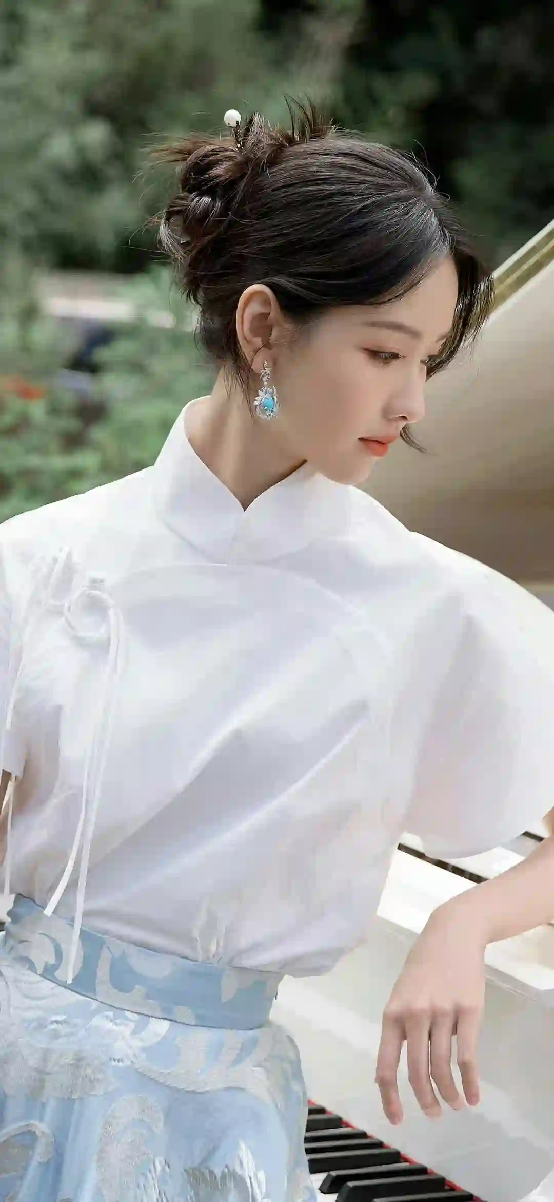 汉服古风美女 户外写真 古风女孩