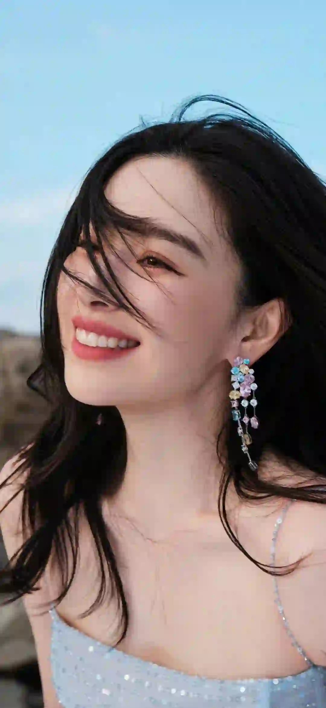 明星美女 阚清子 甜美 性感吊带