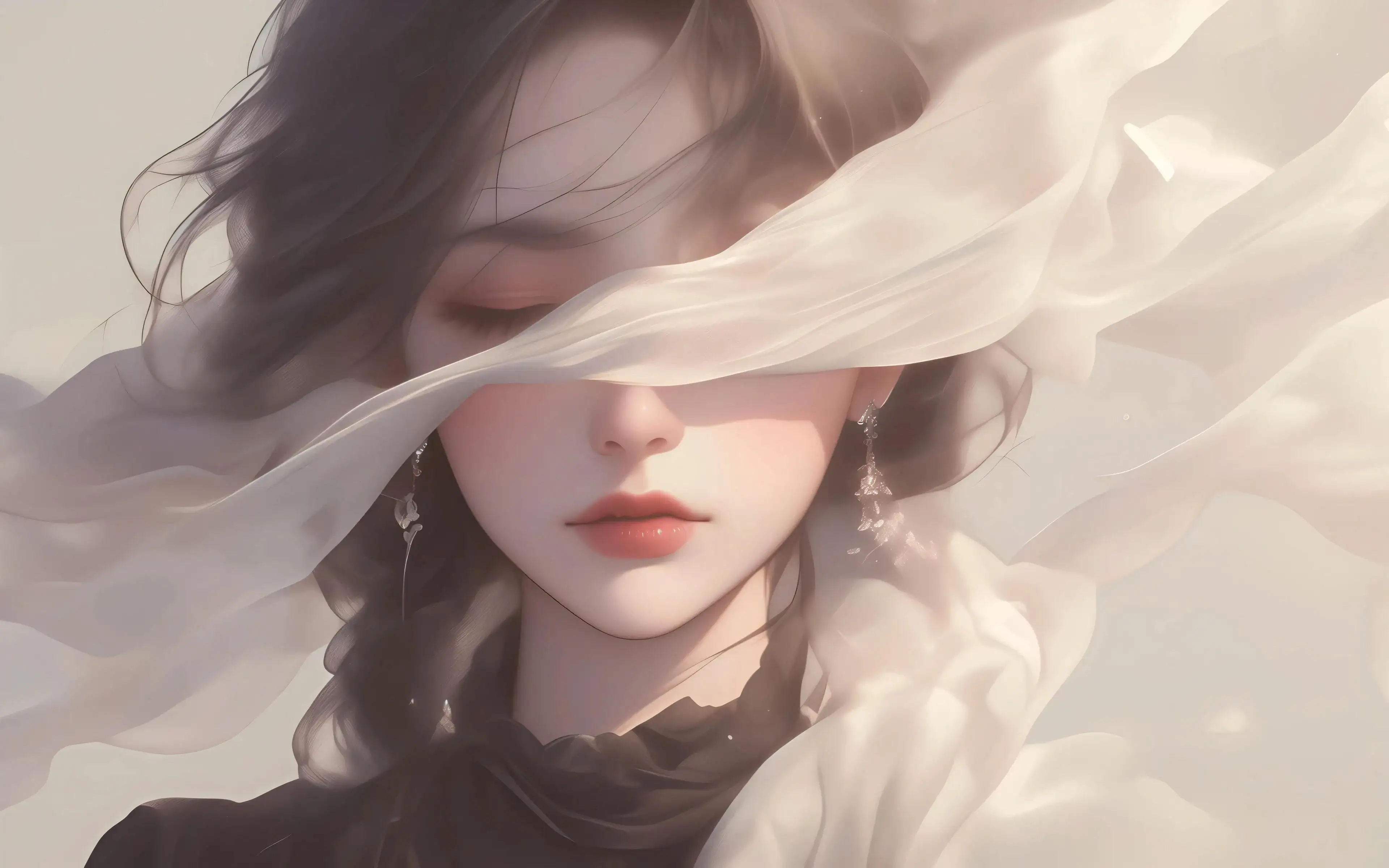 缠影幽思 无数次黑夜 遮眼 唯美 4K动漫壁纸