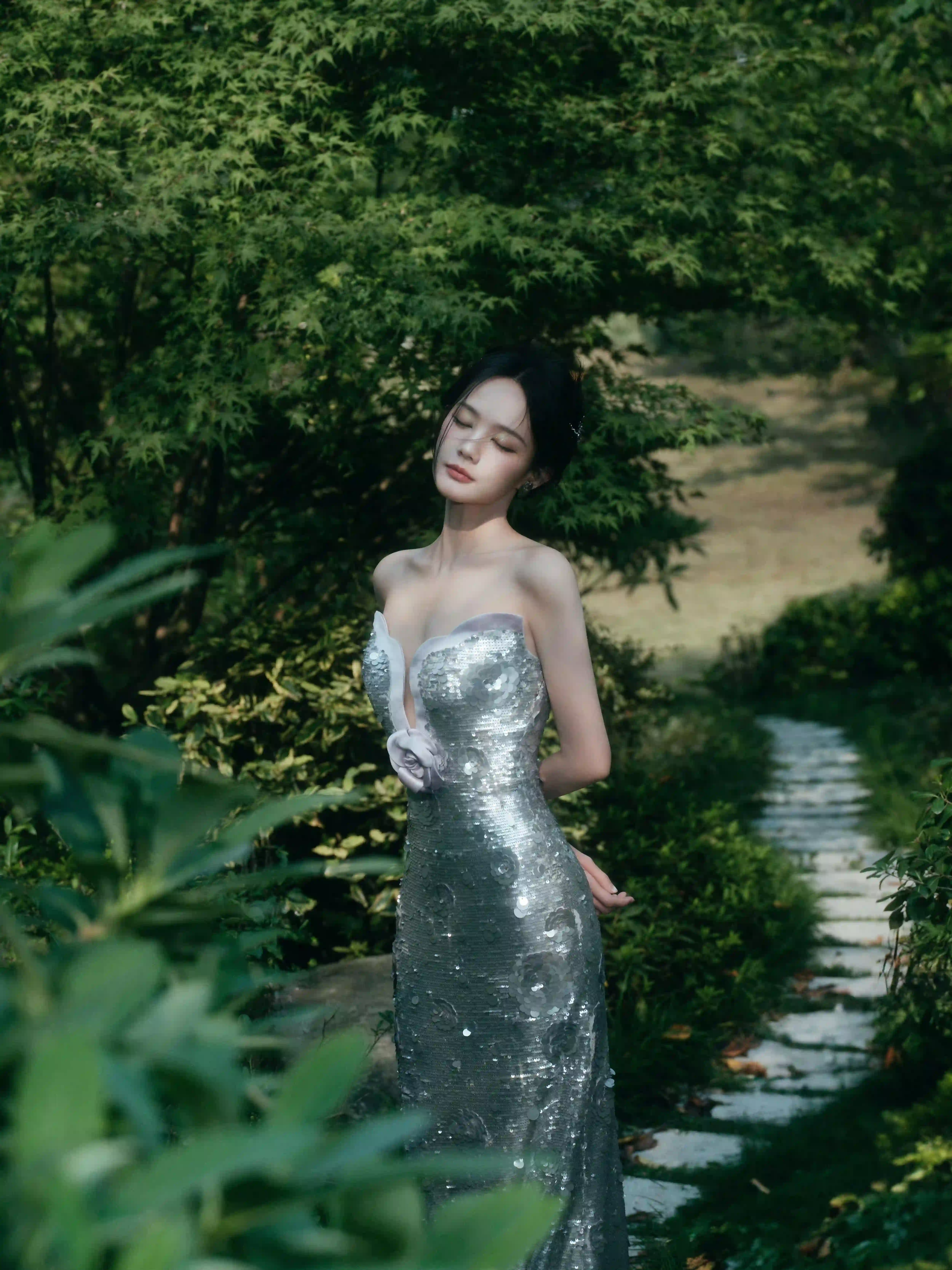李一桐 公园写真 户外 性感美女