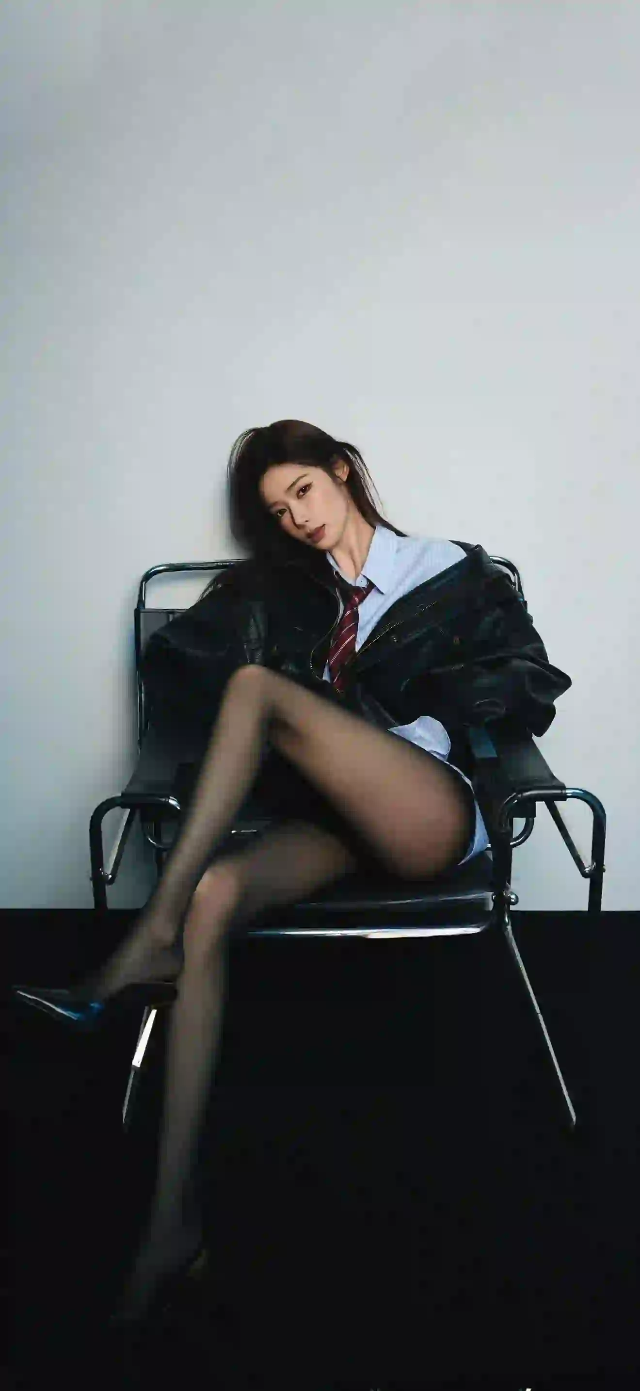 大长腿美女 性感黑丝美女 酷酷的女孩