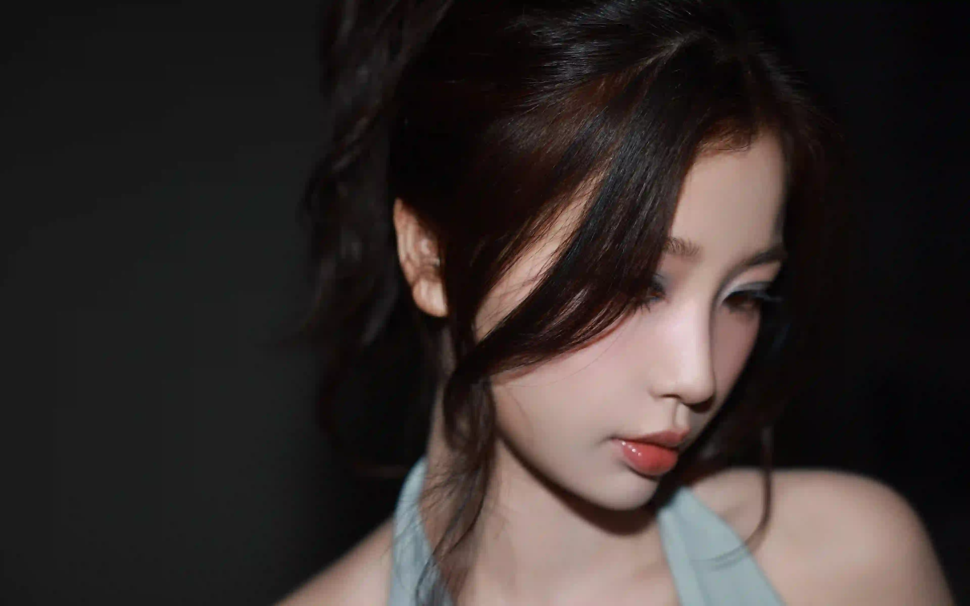 明星壁纸 美女 可爱 虞书欣 长发美女 
