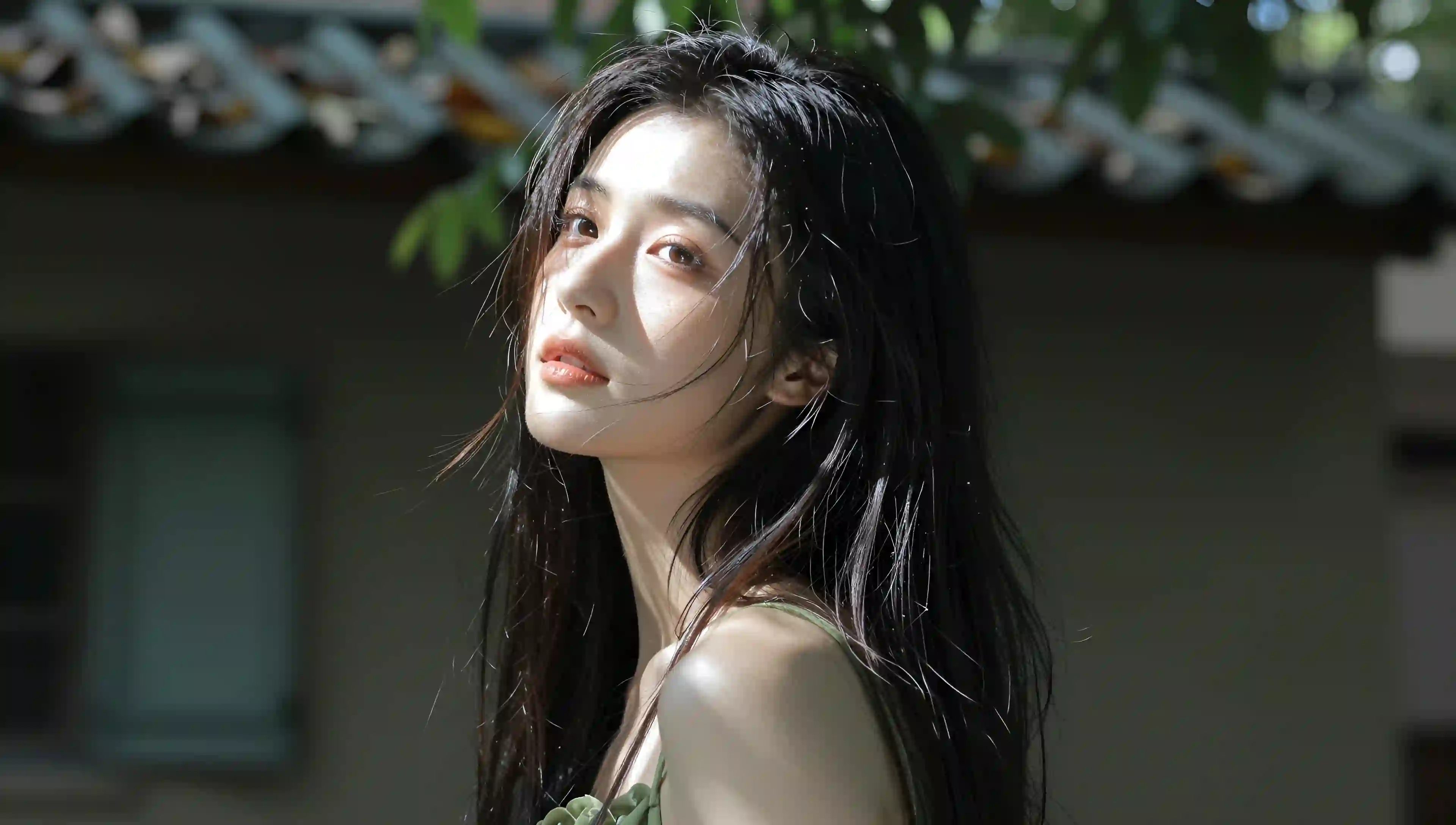 阳光少女 清新人像 光影效果 唯美摄影 自然光 肖像