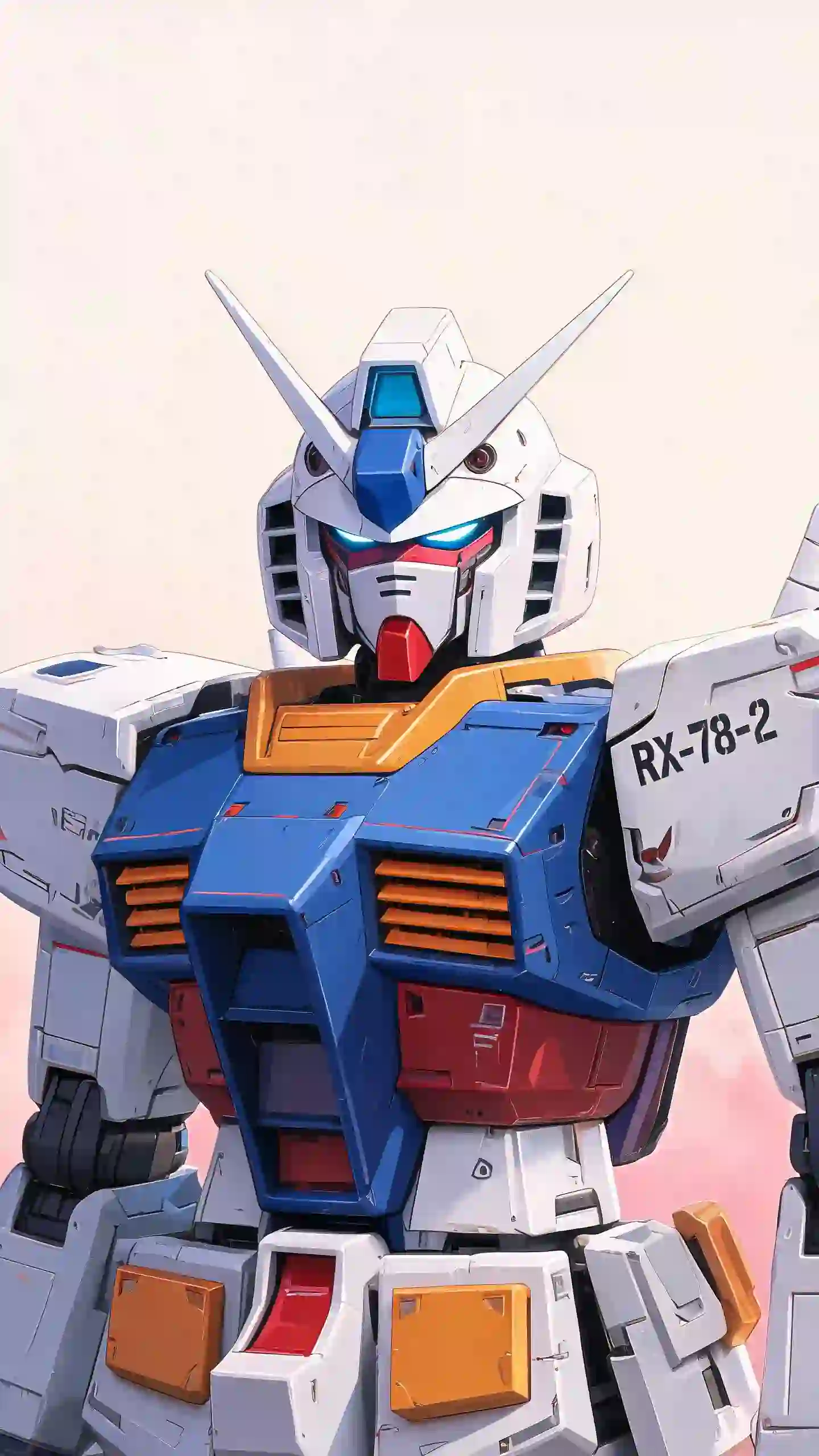 高达机器人 动漫角色 炫酷机甲 编号RX-78-2