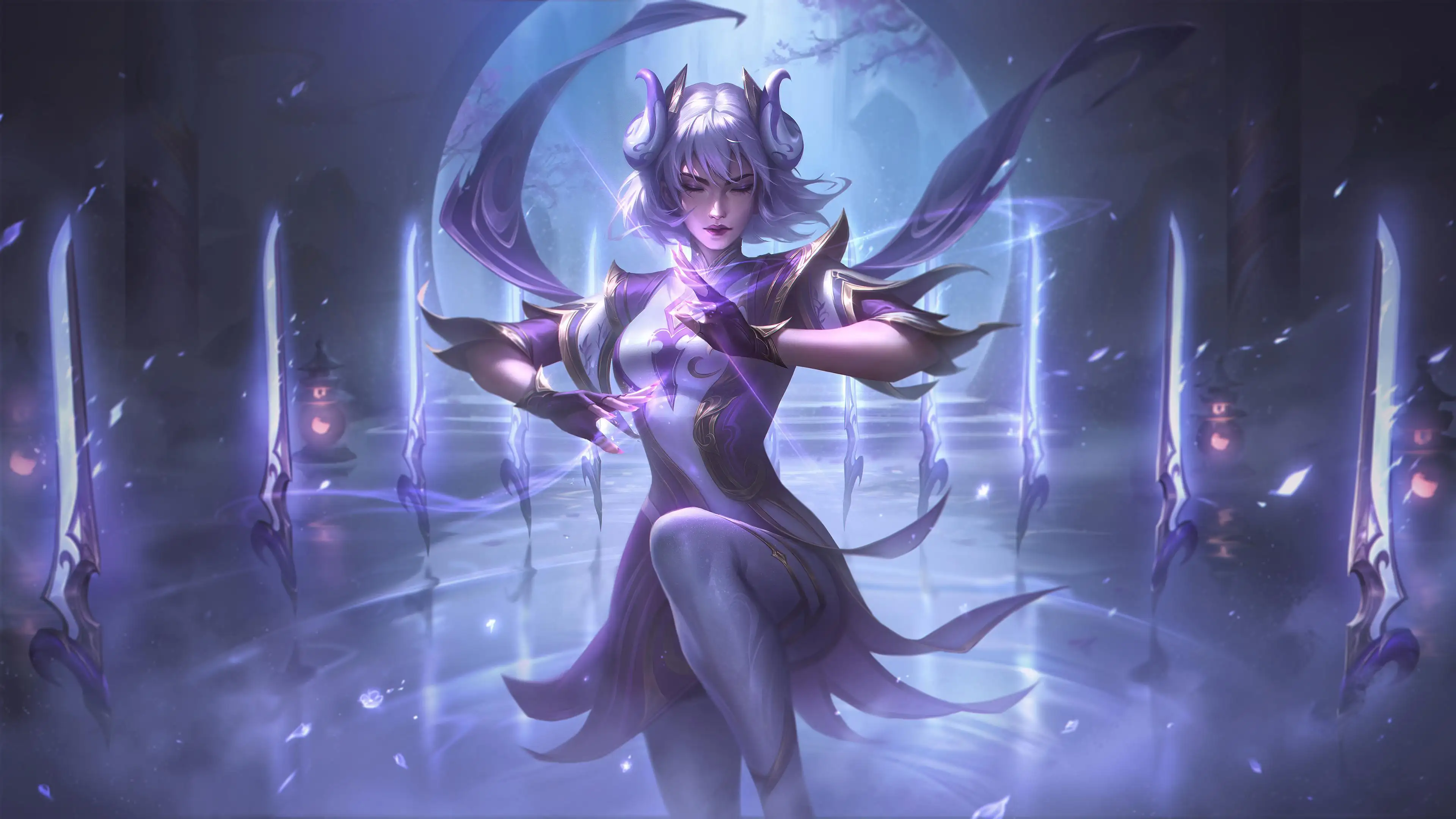 英雄联盟LOL 青花瓷 艾瑞莉娅 4K壁纸