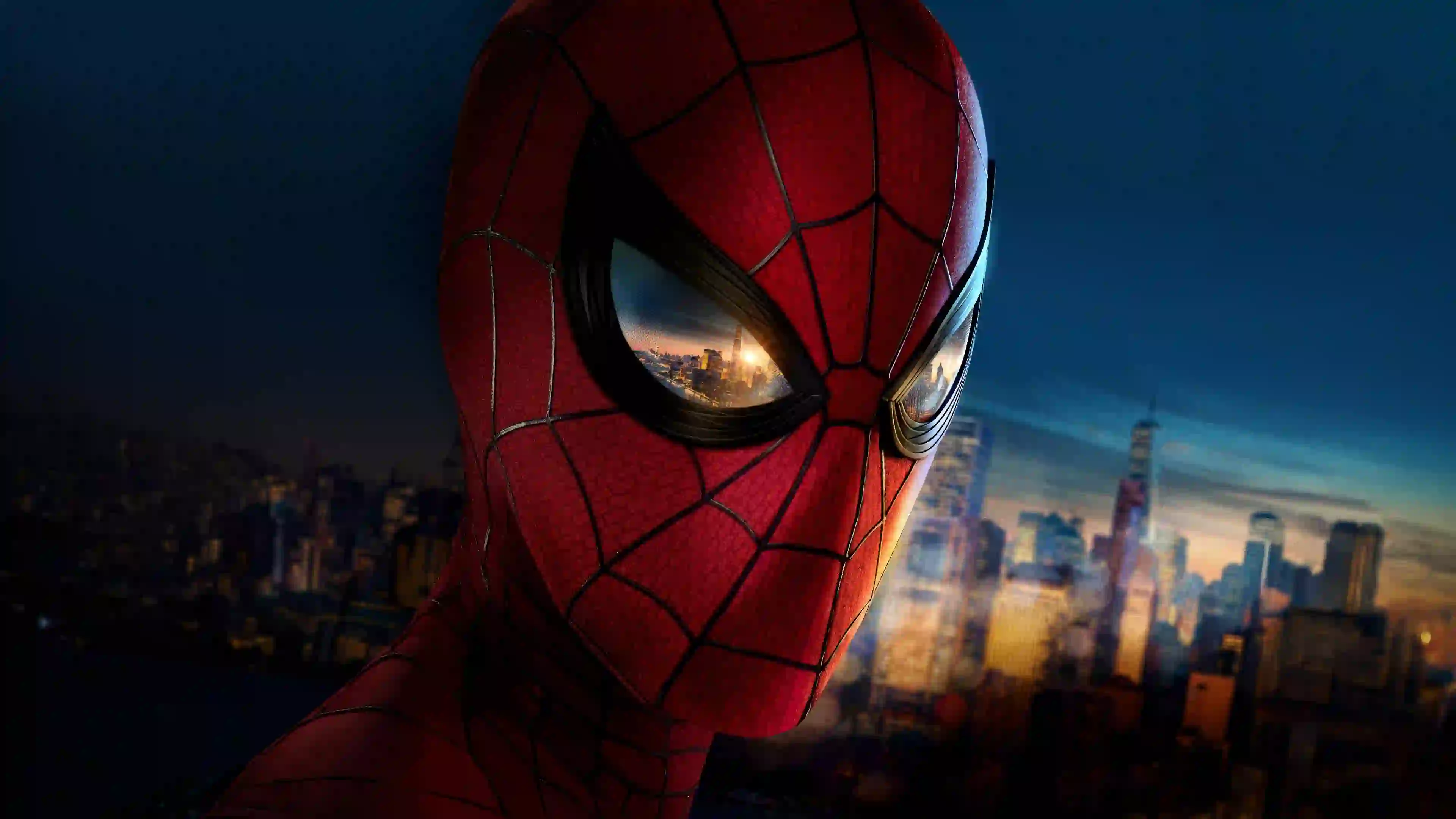 Spider-Man 蜘蛛侠 红色皮肤 城市