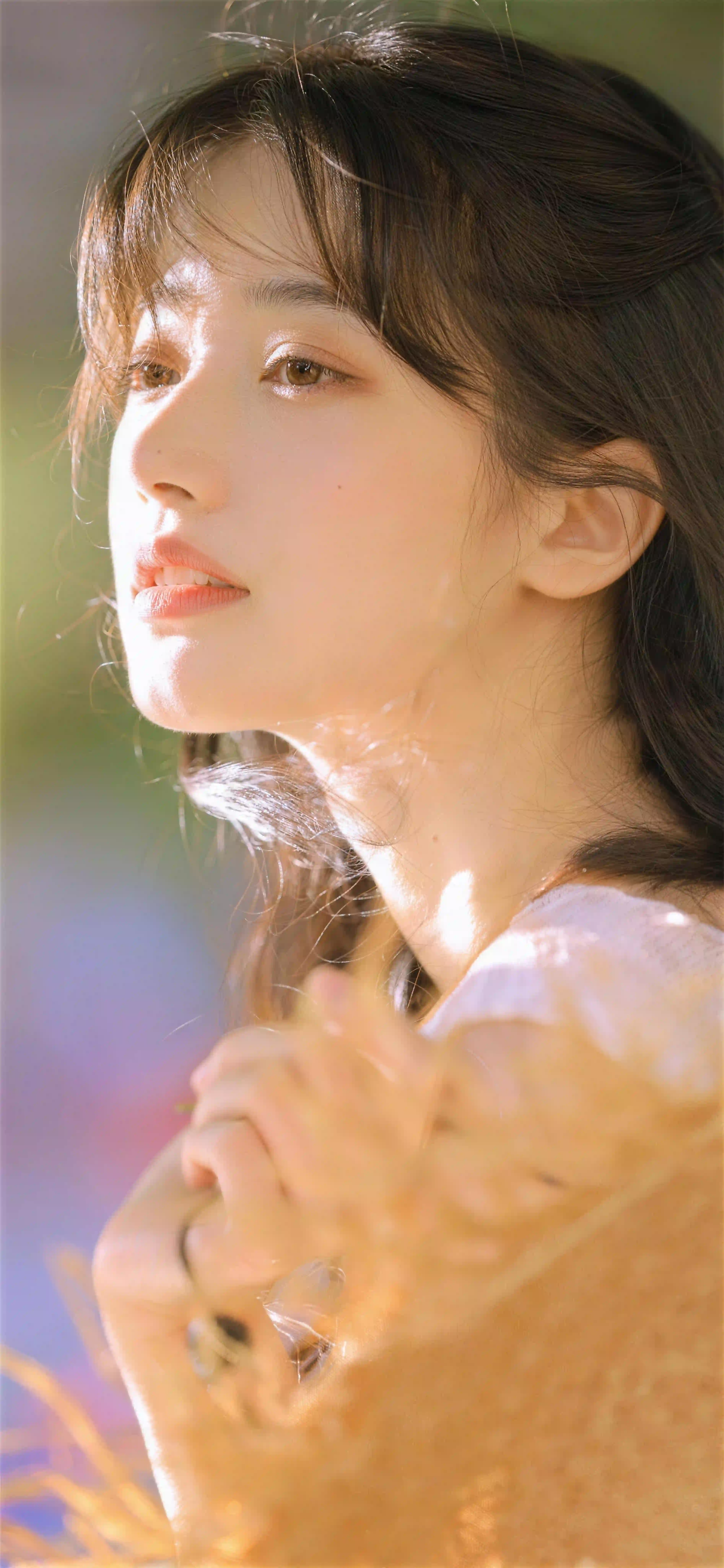 冥想 少女 宁静 光影 唯美 人像
