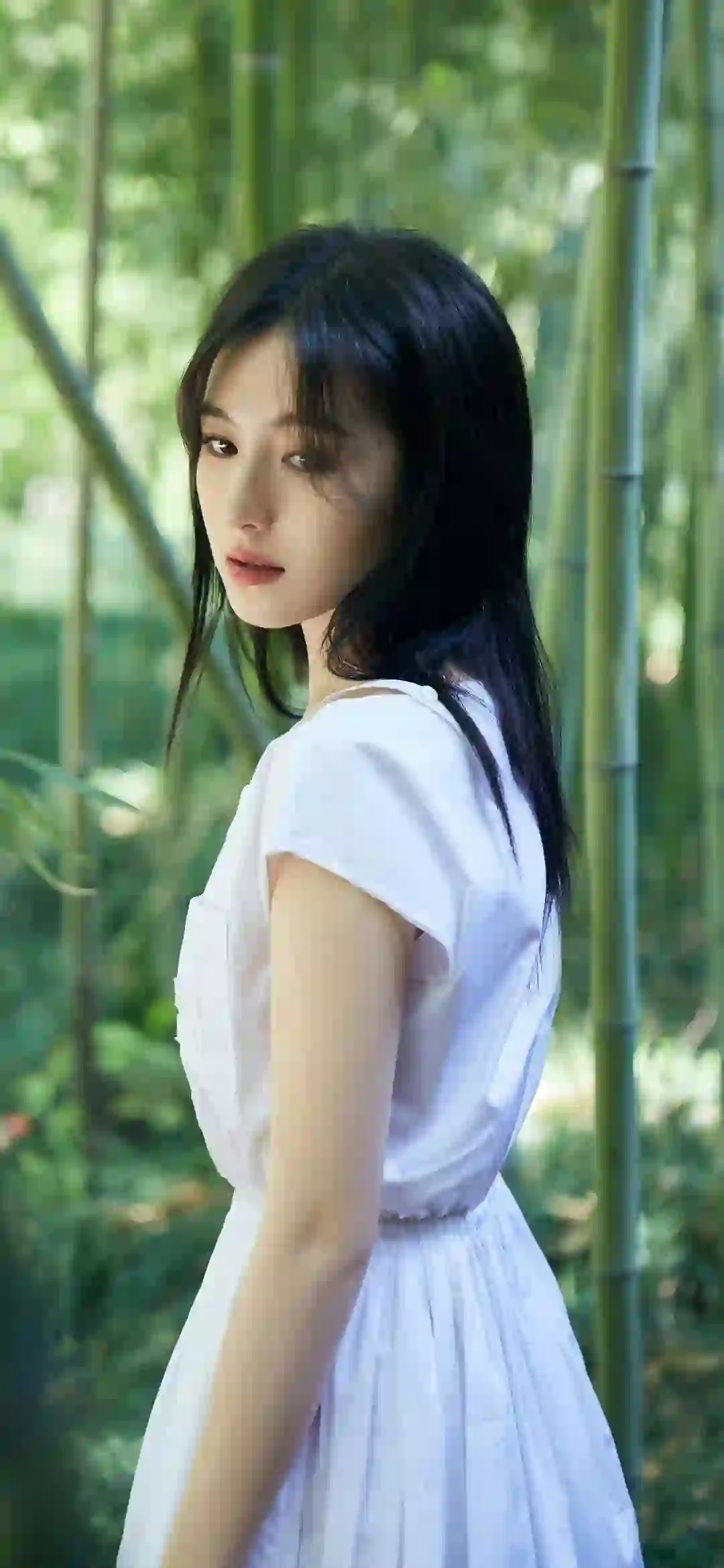 小清新 白色长裙