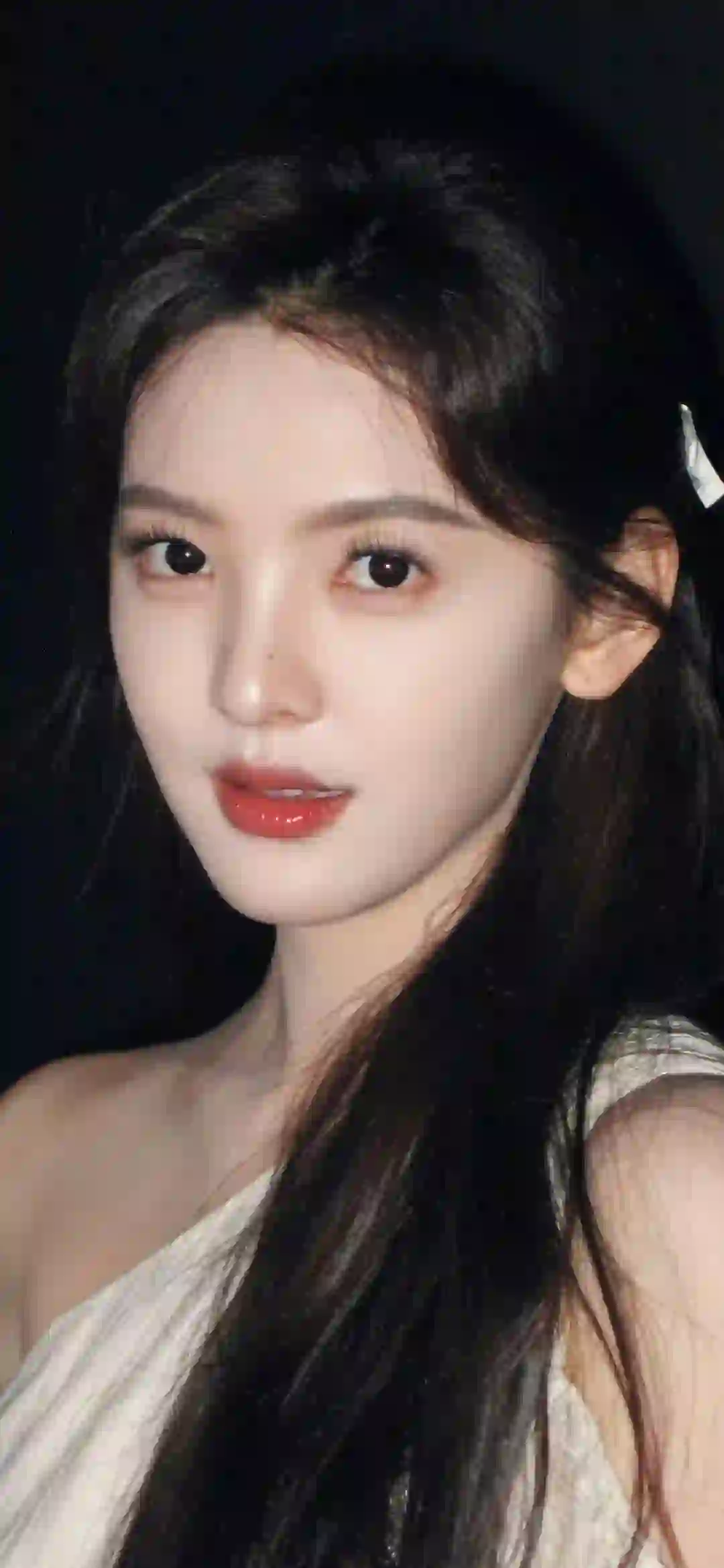 章若楠 长发女孩 微笑