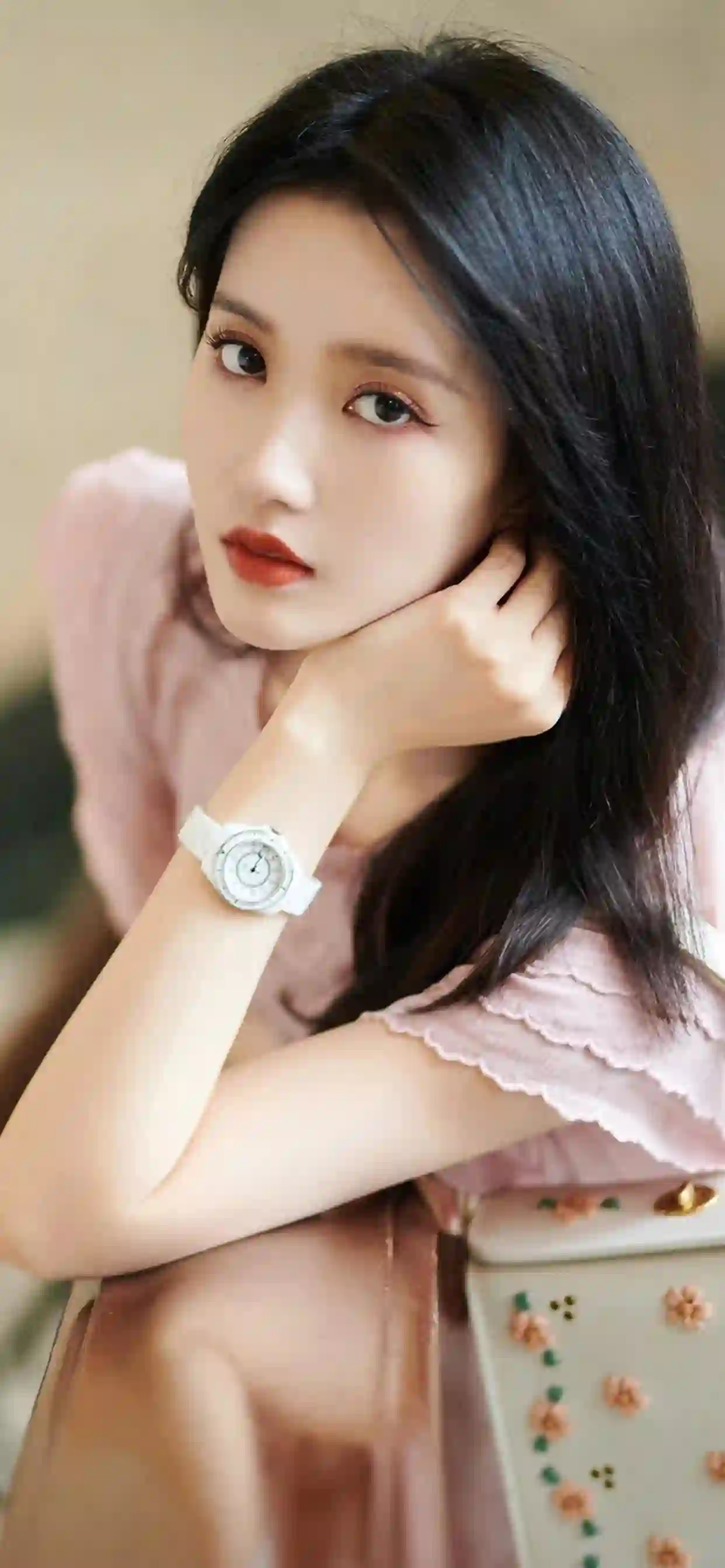 长发美女 明星壁纸 刘些宁 时尚