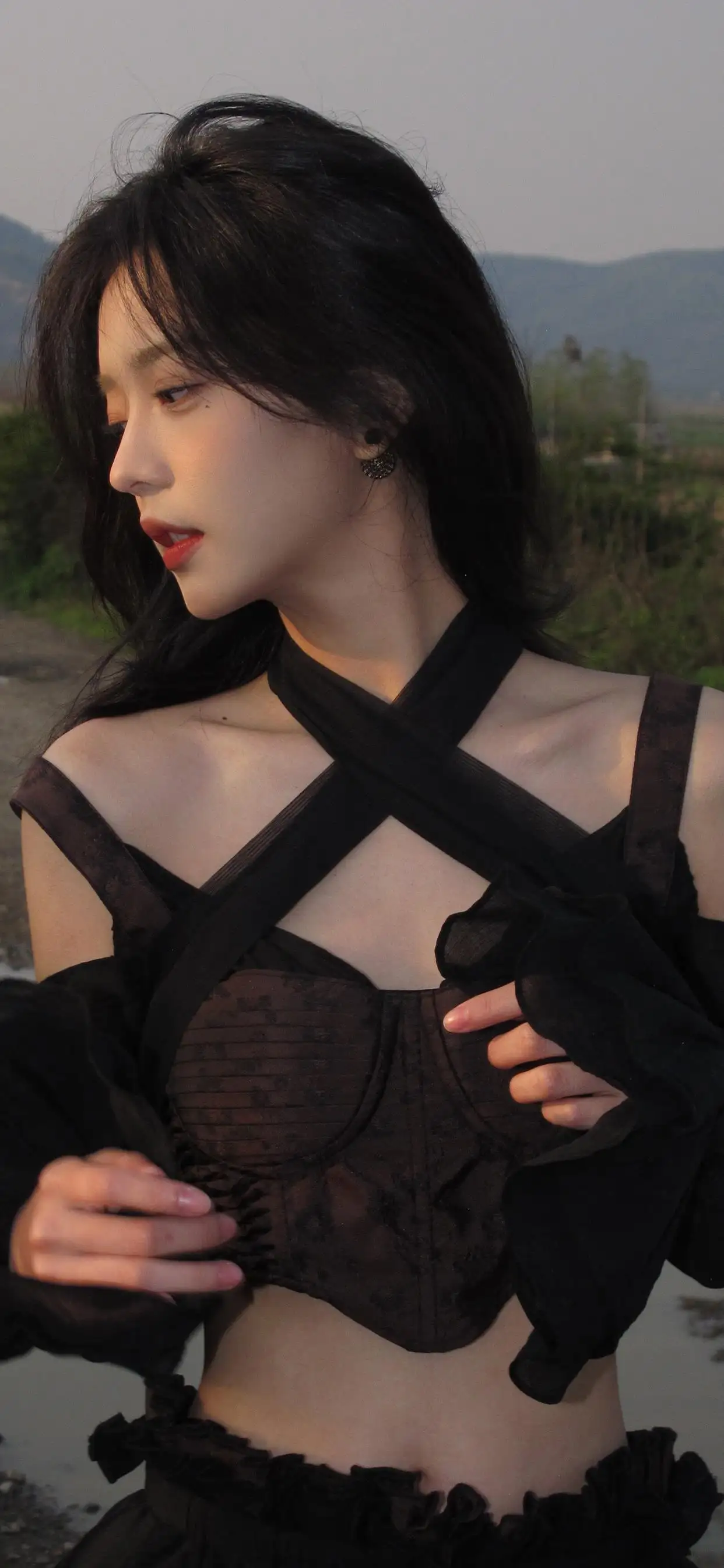时尚女孩｜黑色裙子｜女神｜唯美