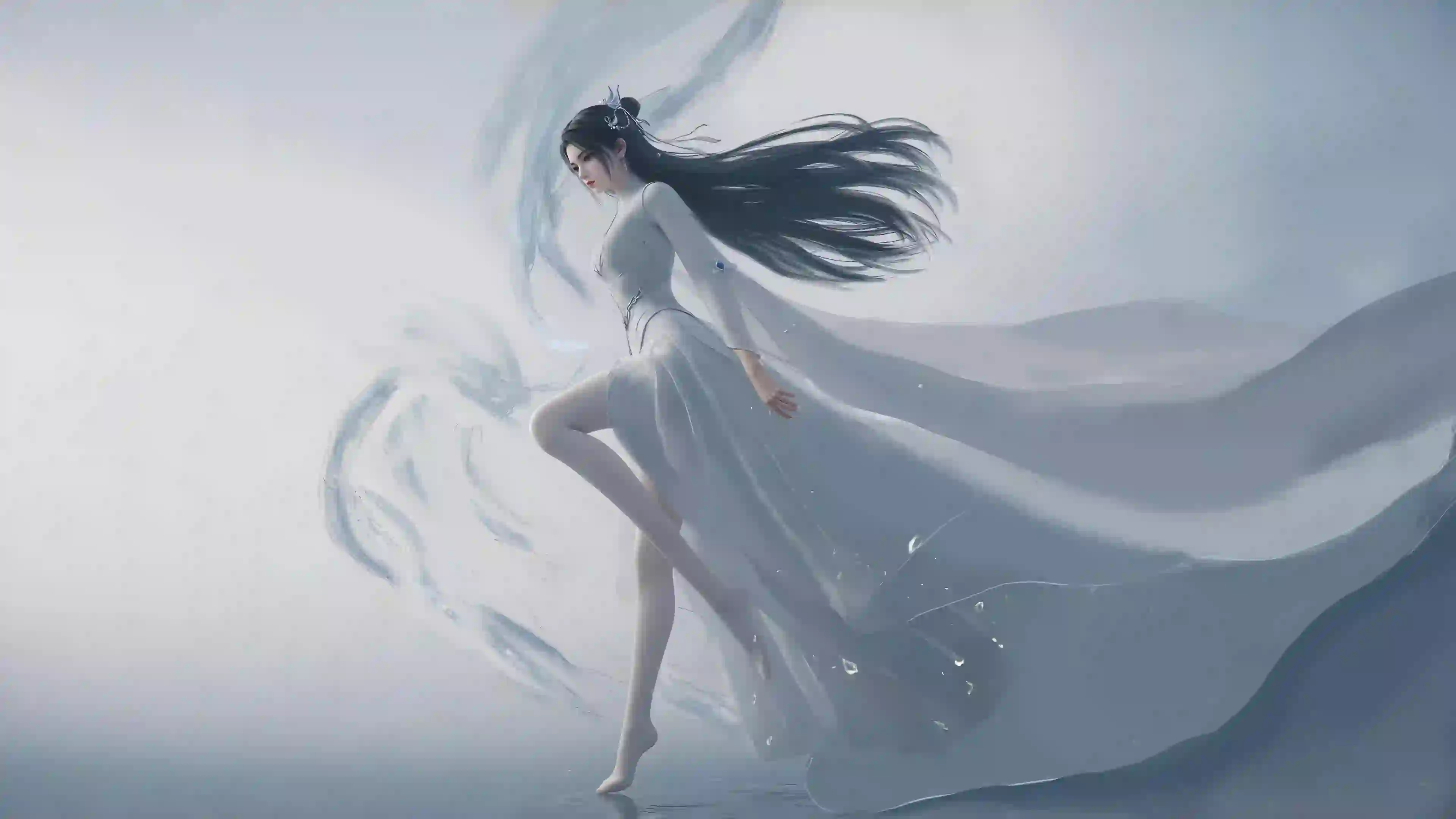 云韵 唯美 长裙 4K壁纸