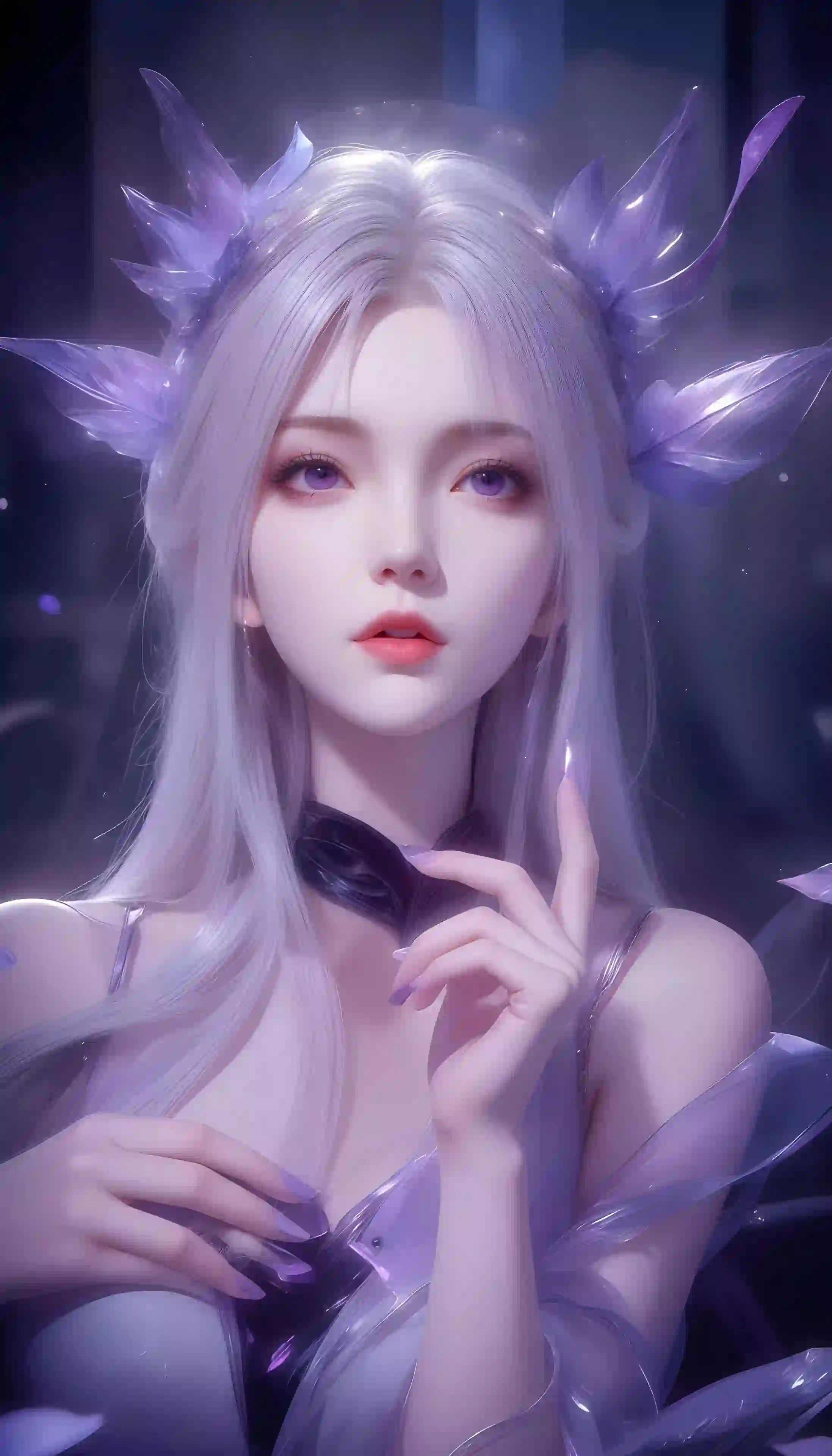 唯美紫色 小医仙 4k高清手机壁纸