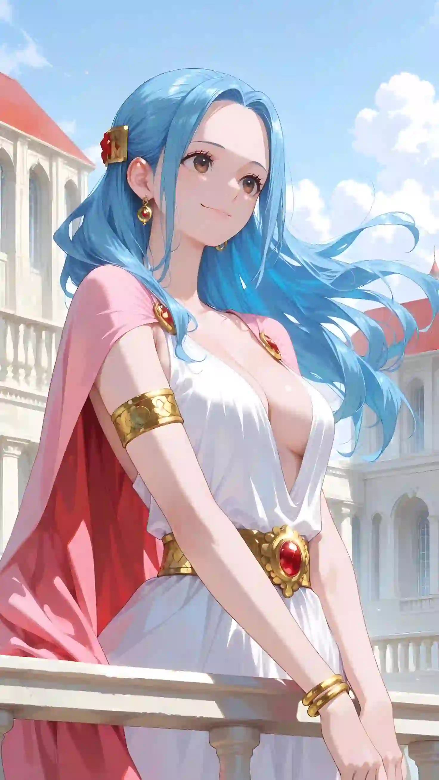 动漫角色 蓝发女孩 海贼王角色 二次元 公主