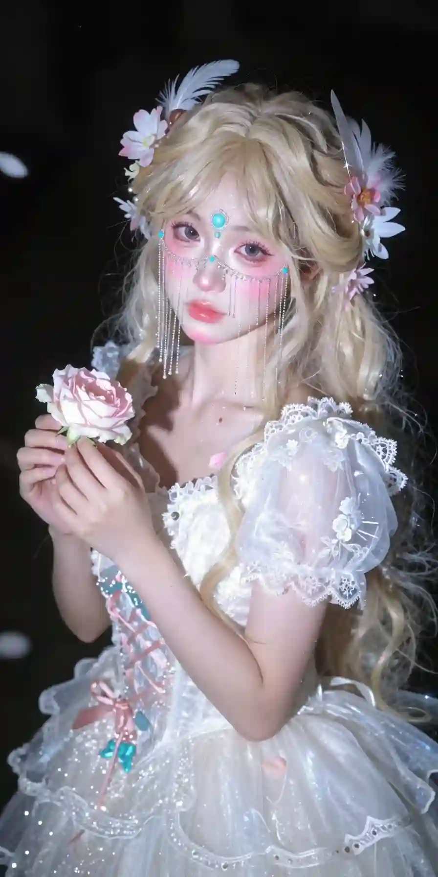 ccd摄影_美人_改良款婚纱_服装造型精致灵动_风情妩媚天真而不自知_楚楚可怜_细节丰富_光线明暗交接_光_层次丰富_朦胧美学_光的美学_lomo效_3918827853.png