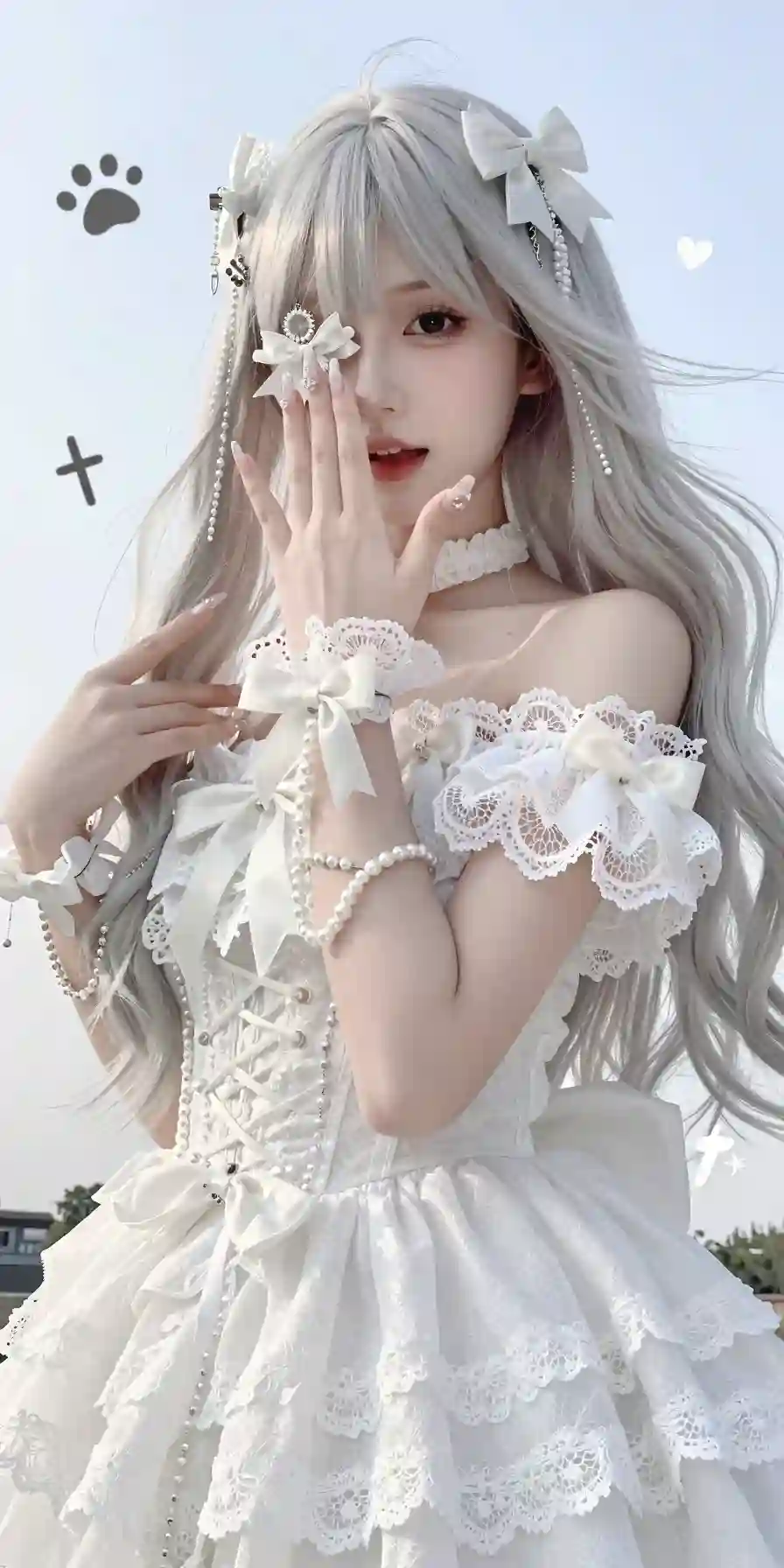 一位长发及腰_超现实主义_真人出镜_模样似洋娃娃般可爱的女生_构图随意却尽显生活中的绚丽日常_害羞_感受风_与镜头互动_人像摄影_日常快_889735881.png