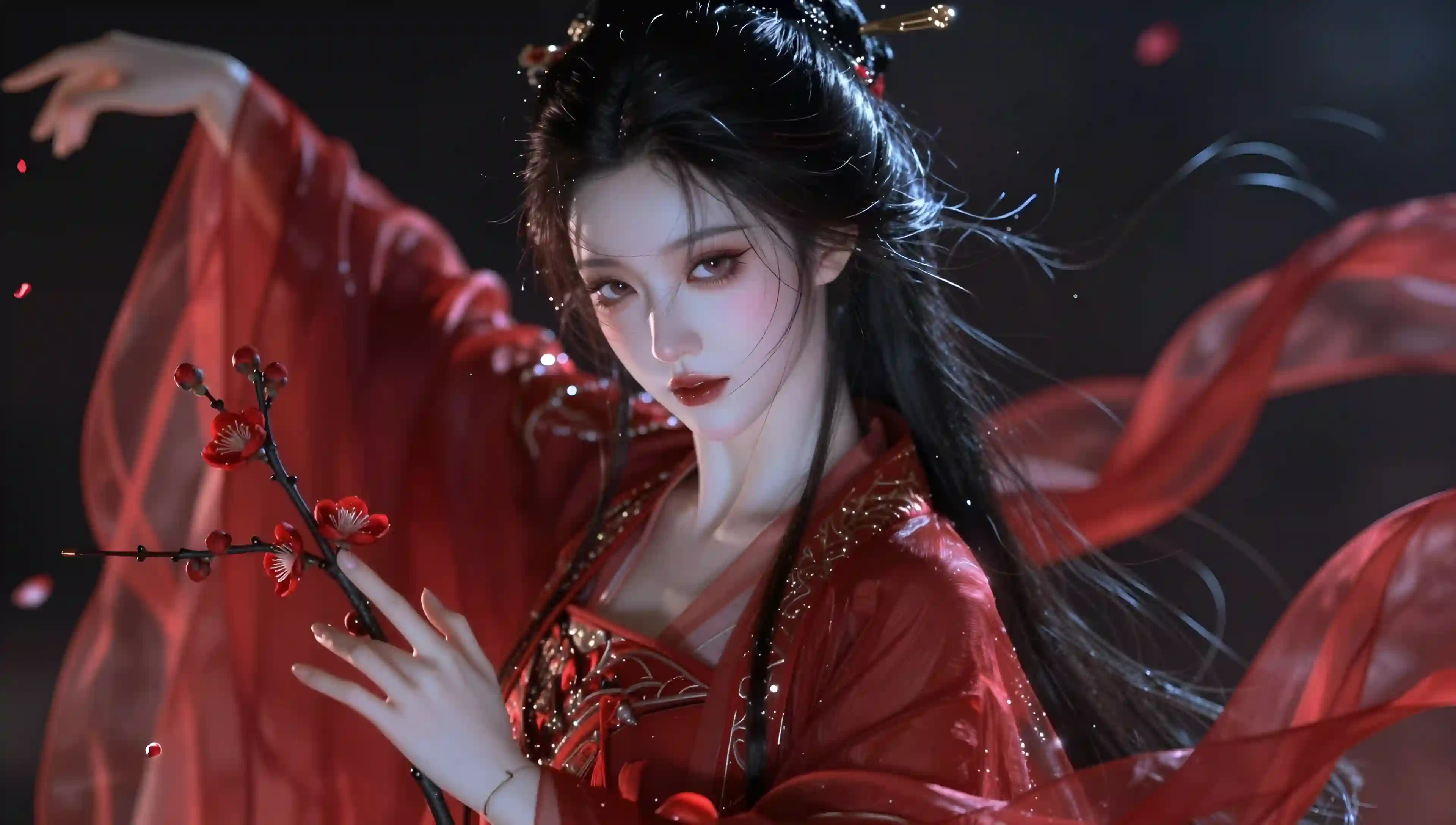 高级cg_插画风格_3d仿真人厚涂__32k超高清极致画质_发丝光泽_皮肤质感_衣饰纹路_肌肤纹理均完整呈现_古风美女__容貌举世无双_一眼惊鸿_一眼_2722791710.png